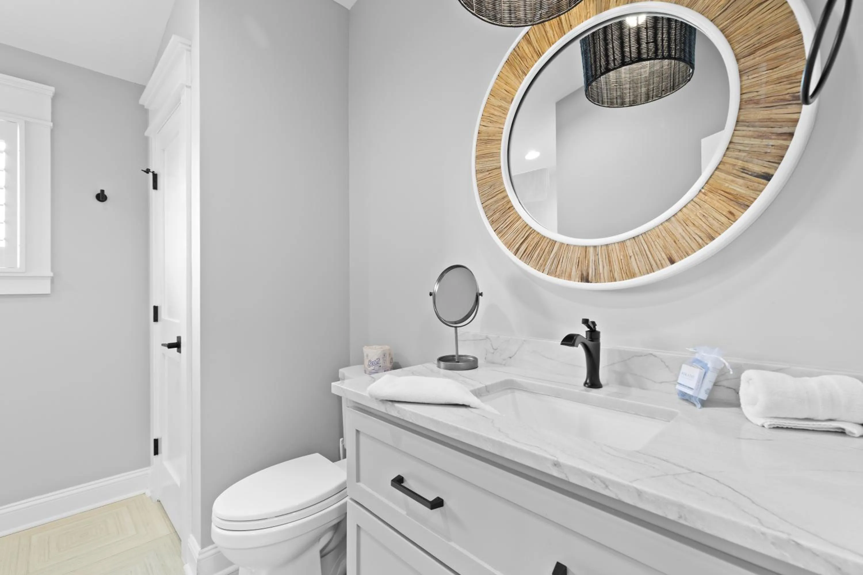 Shower in Marsh Island 9 - Best Sunset on the Island! Renovated Home!