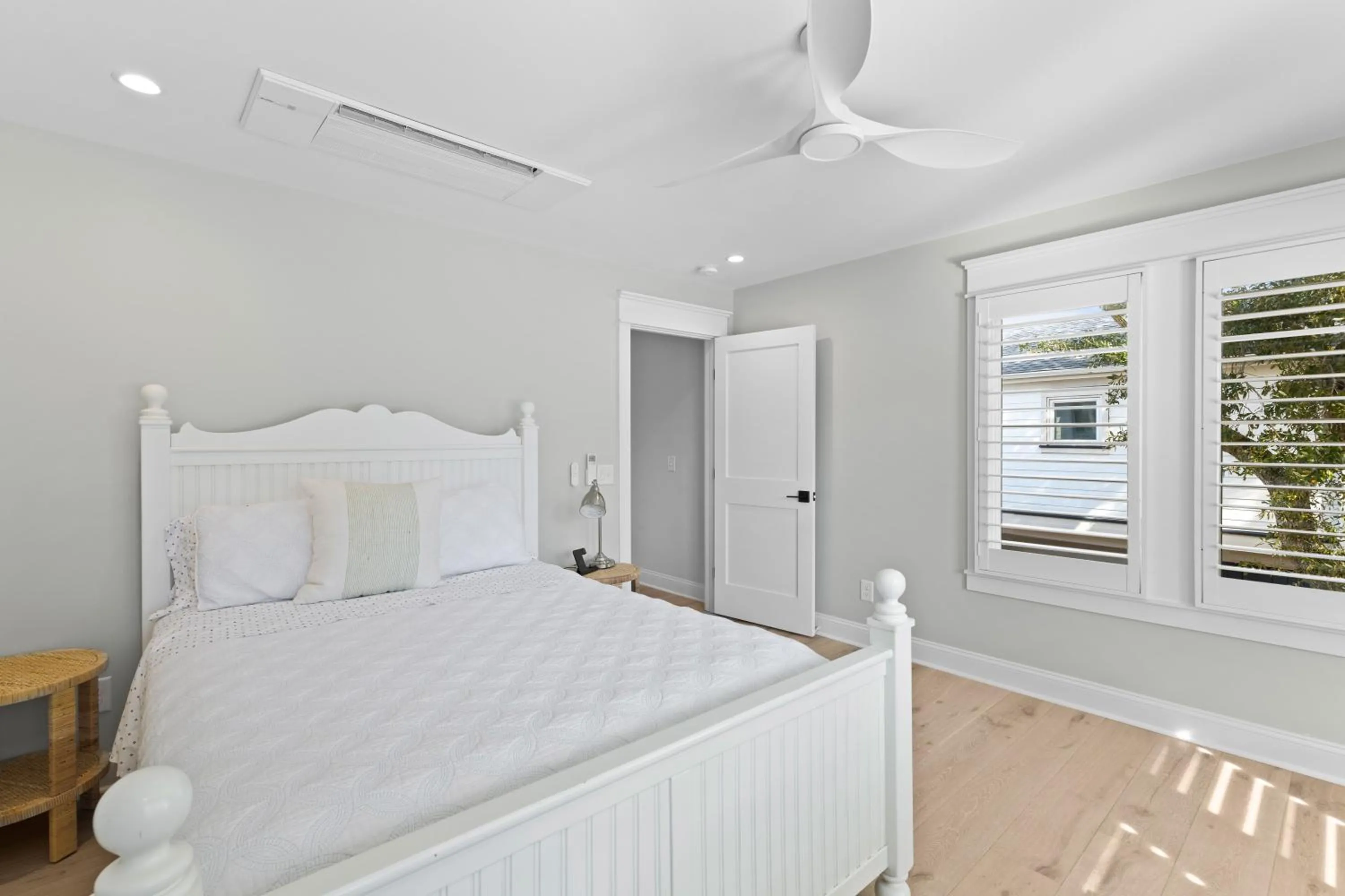 Bedroom, Bed in Marsh Island 9 - Best Sunset on the Island! Renovated Home!
