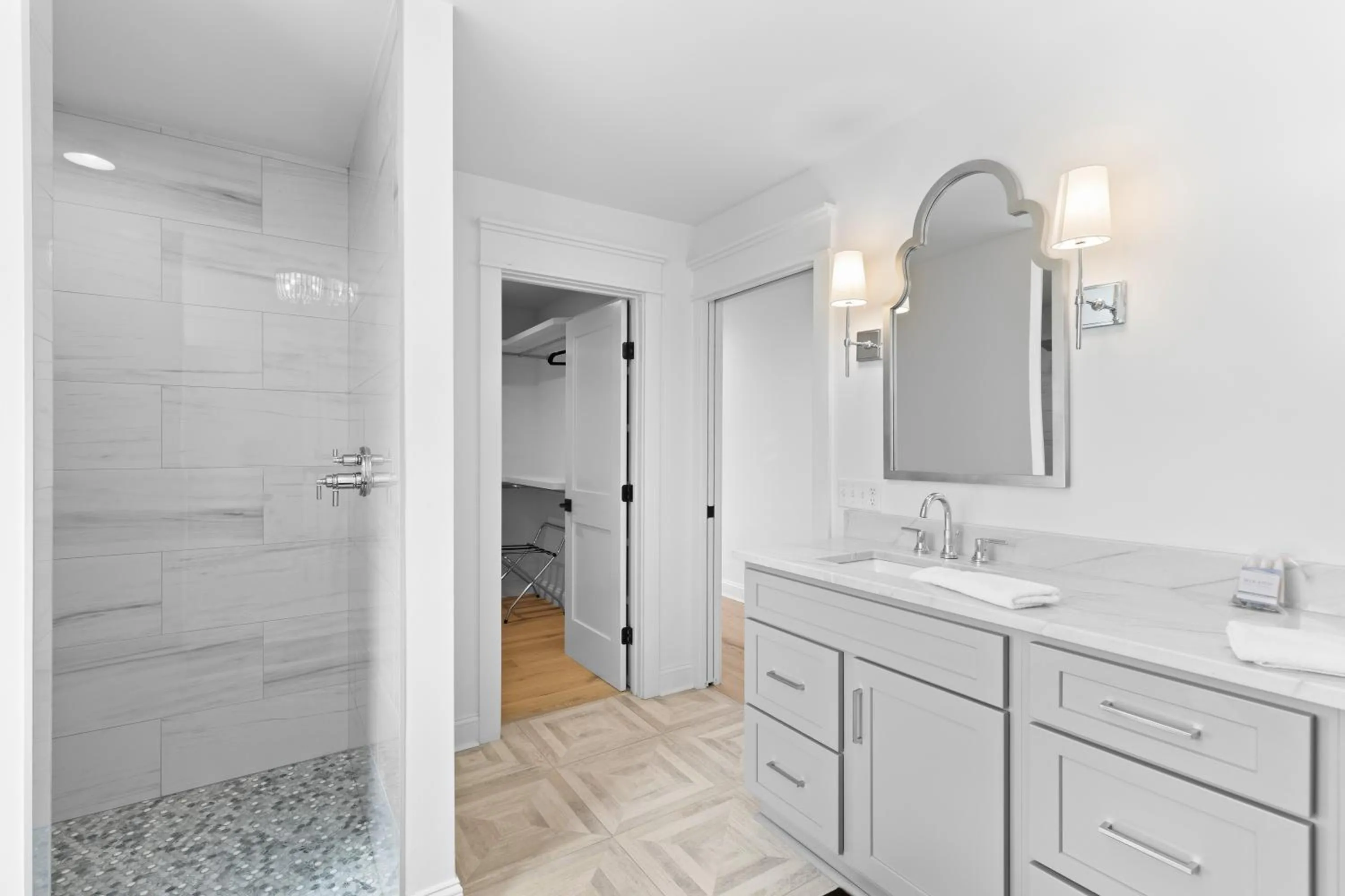Shower in Marsh Island 9 - Best Sunset on the Island! Renovated Home!