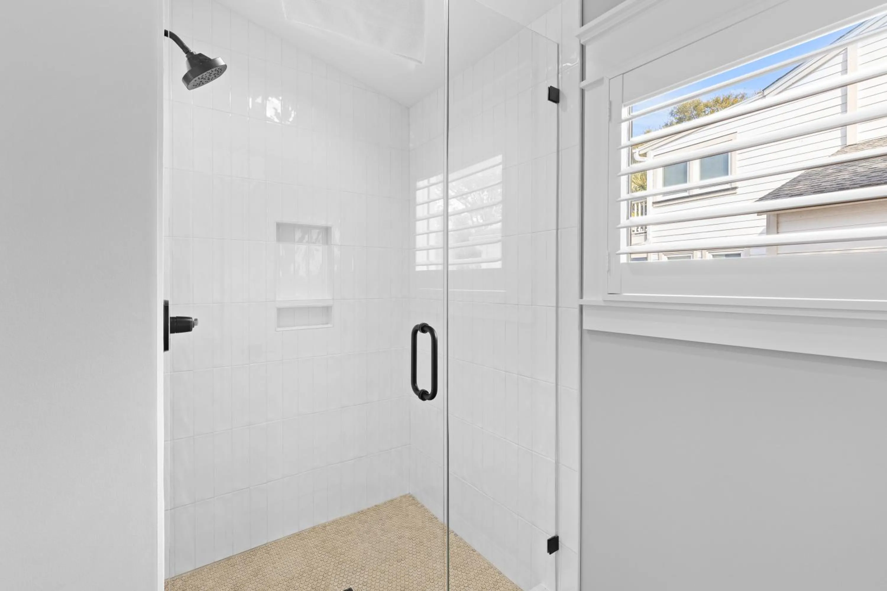 Shower in Marsh Island 9 - Best Sunset on the Island! Renovated Home!