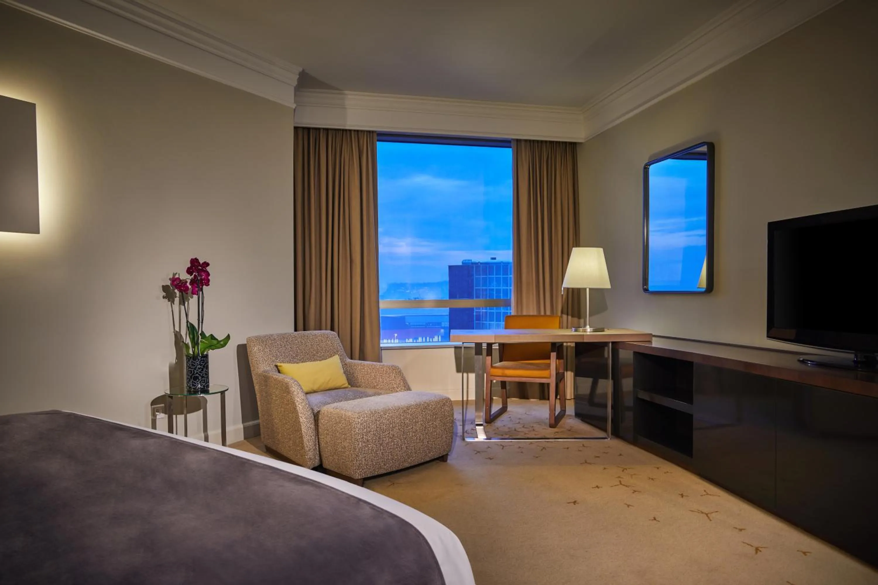 Bed in Hyatt Regency Belgrade