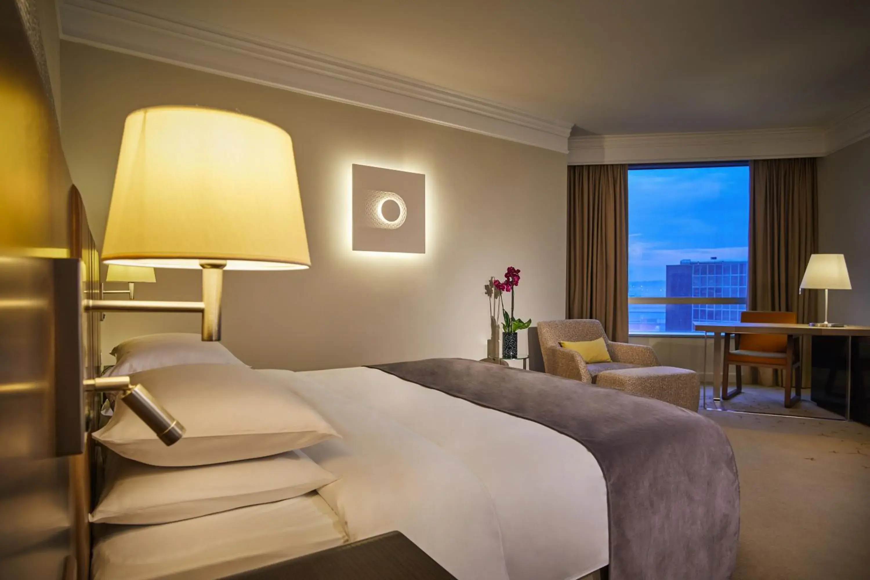 Bed in Hyatt Regency Belgrade Bed in Hyatt Regency Belgrade