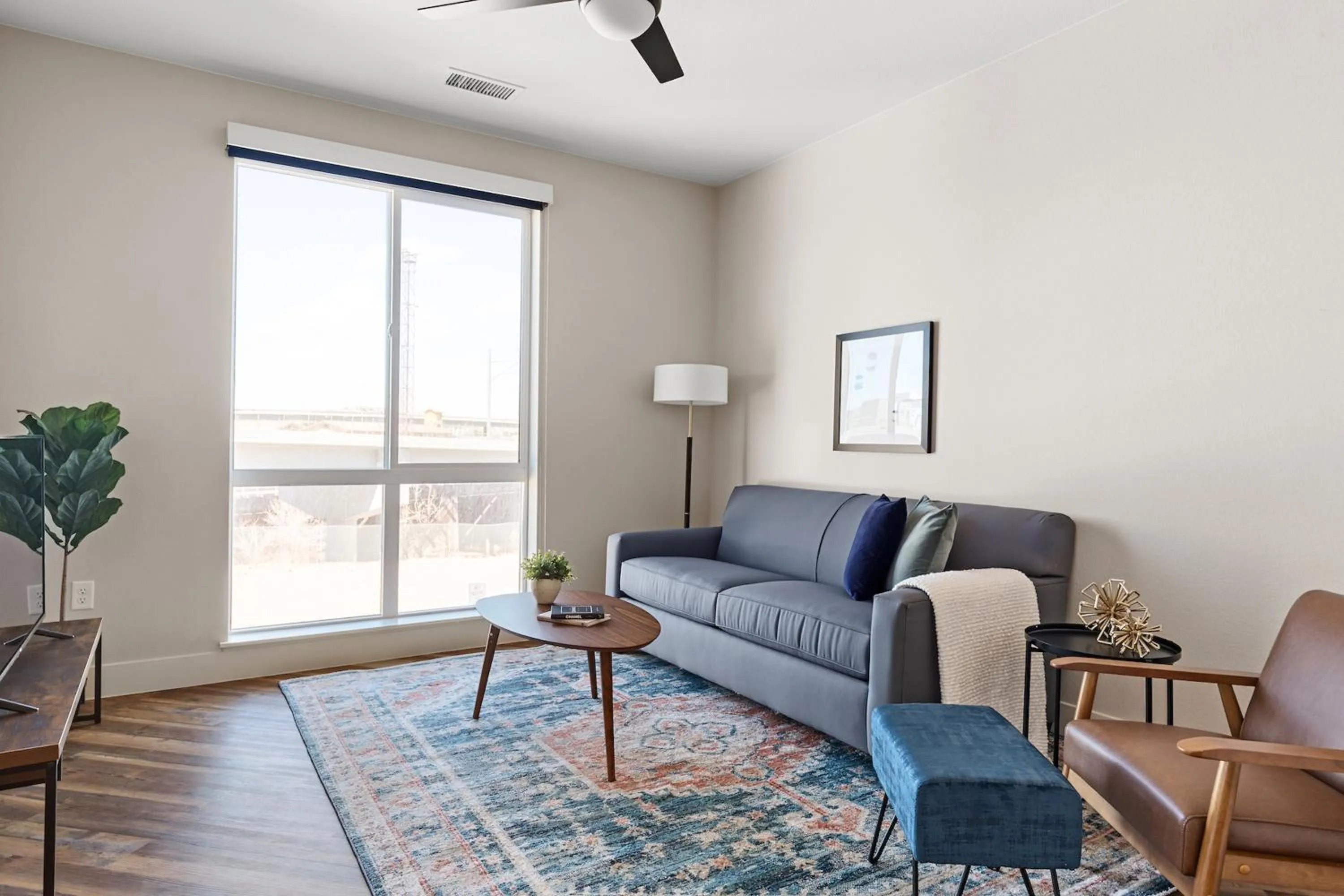 Living room in Kasa RiNo Denver