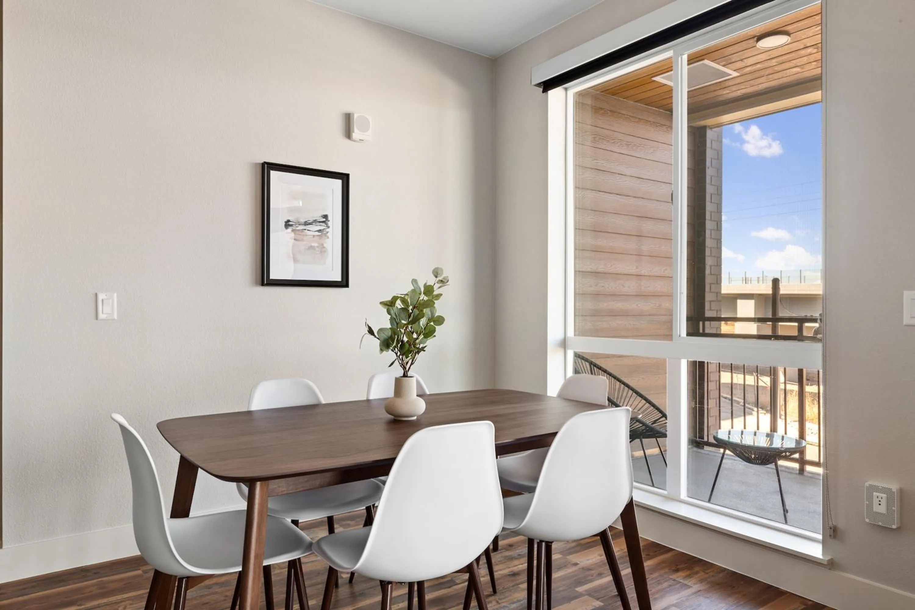 Dining area in Kasa RiNo Denver