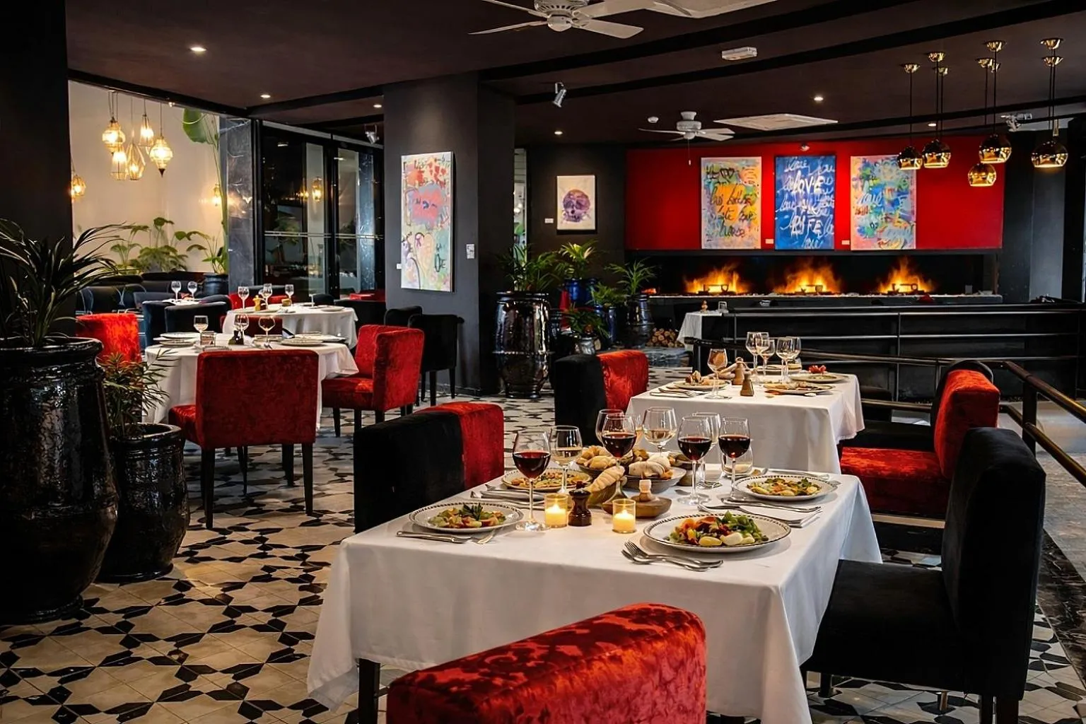 Restaurant/places to eat in BAB HOTEL Marrakech, Boutique Hôtel & SPA