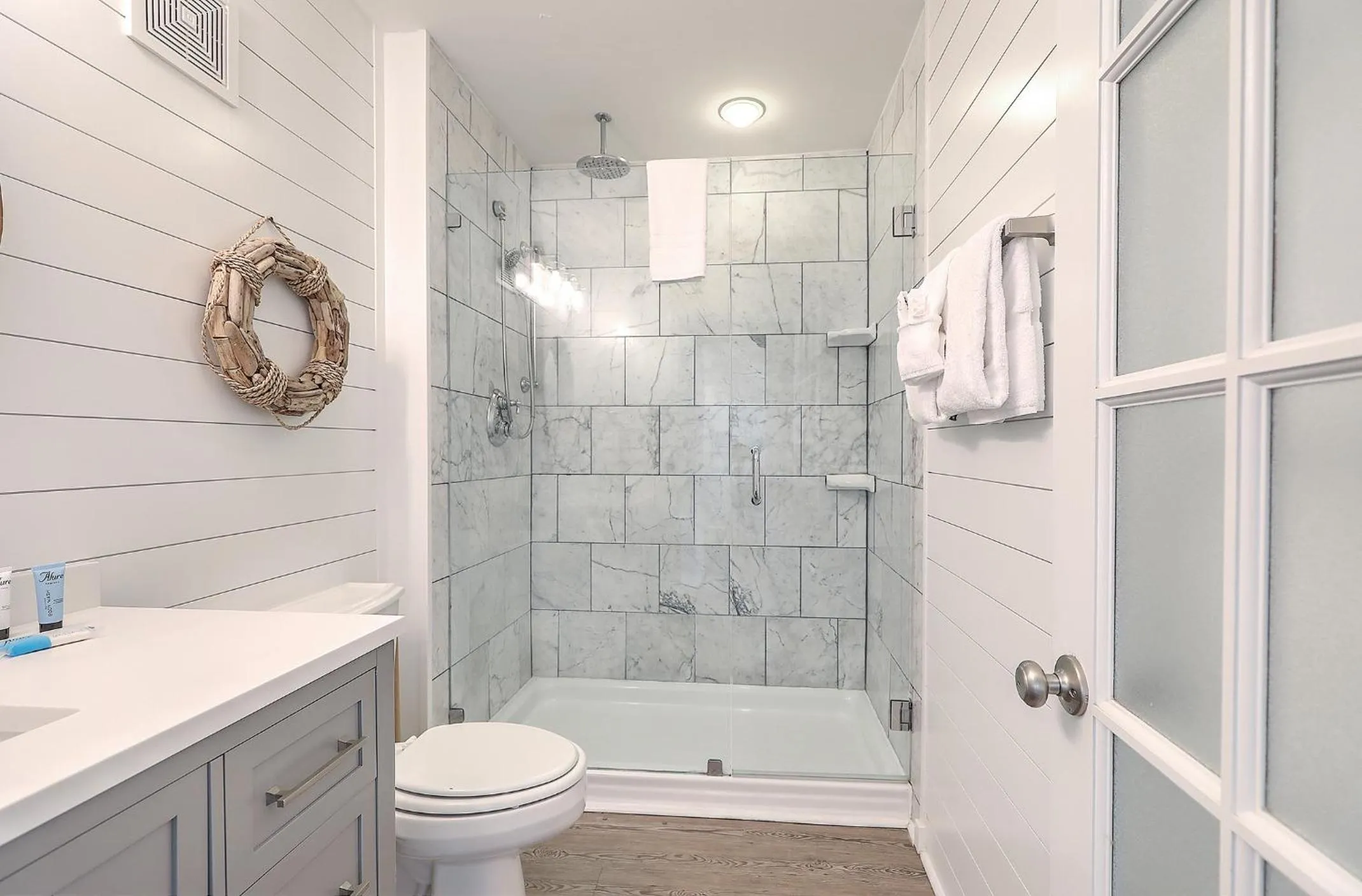 Bathroom in New Listing! Port O' Call B103 - Oceanfront Oasis!
