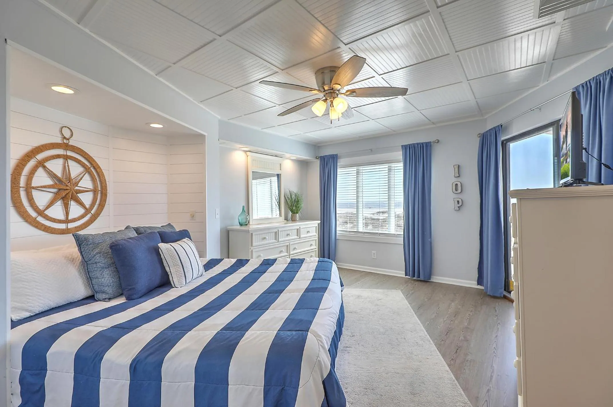 Bedroom, Bed in New Listing! Port O' Call B103 - Oceanfront Oasis!
