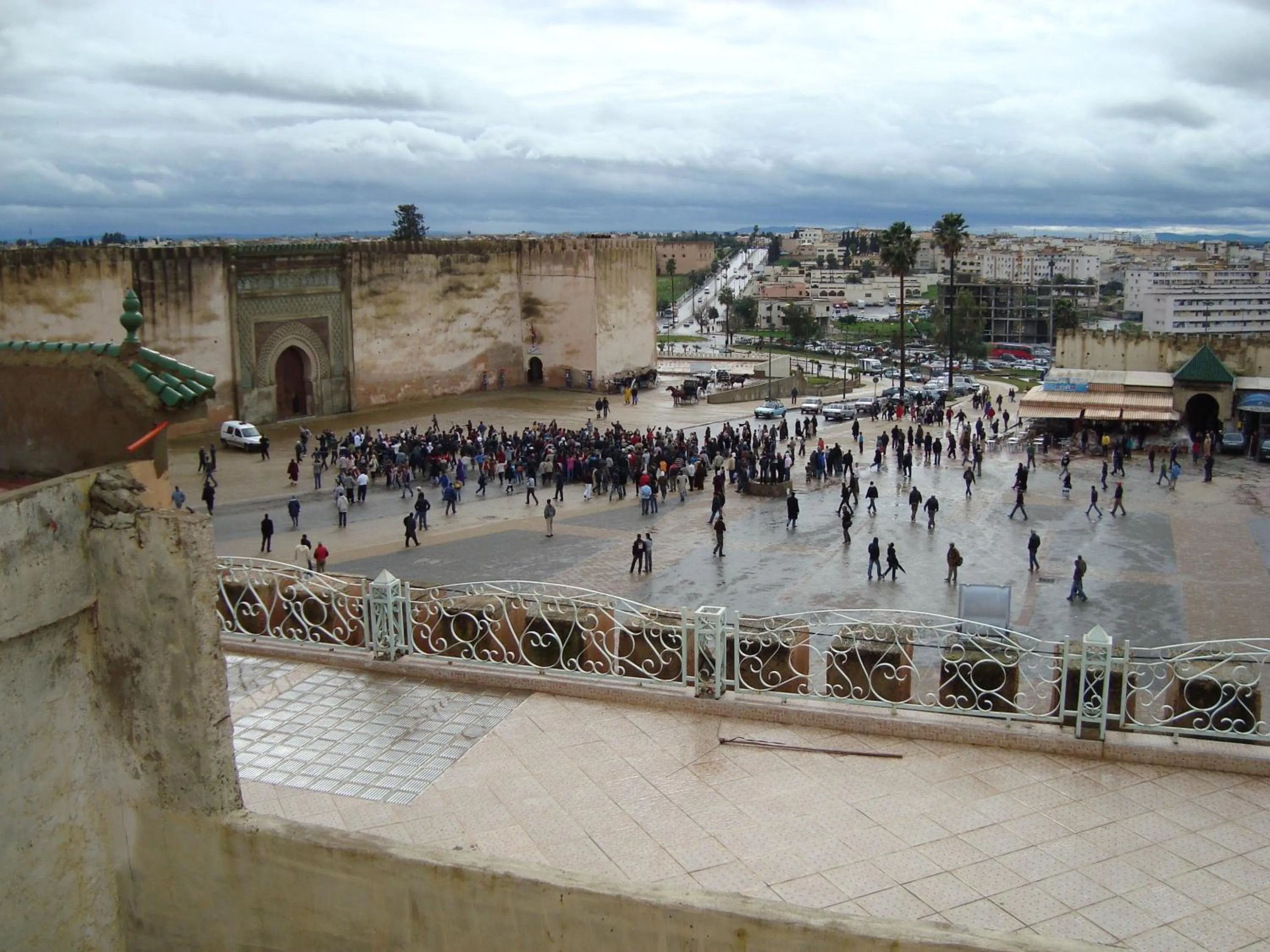 Balcony/Terrace in Riad Felloussia