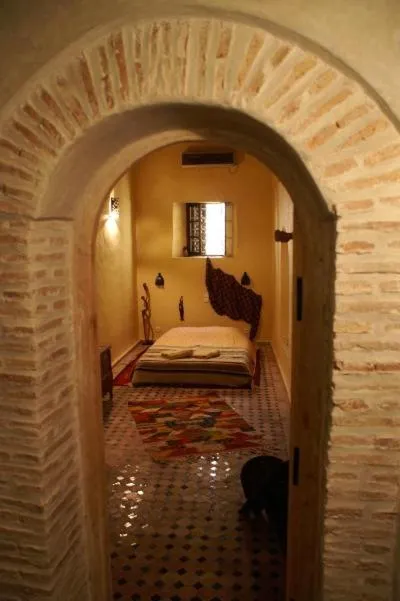 Bed in Riad Felloussia