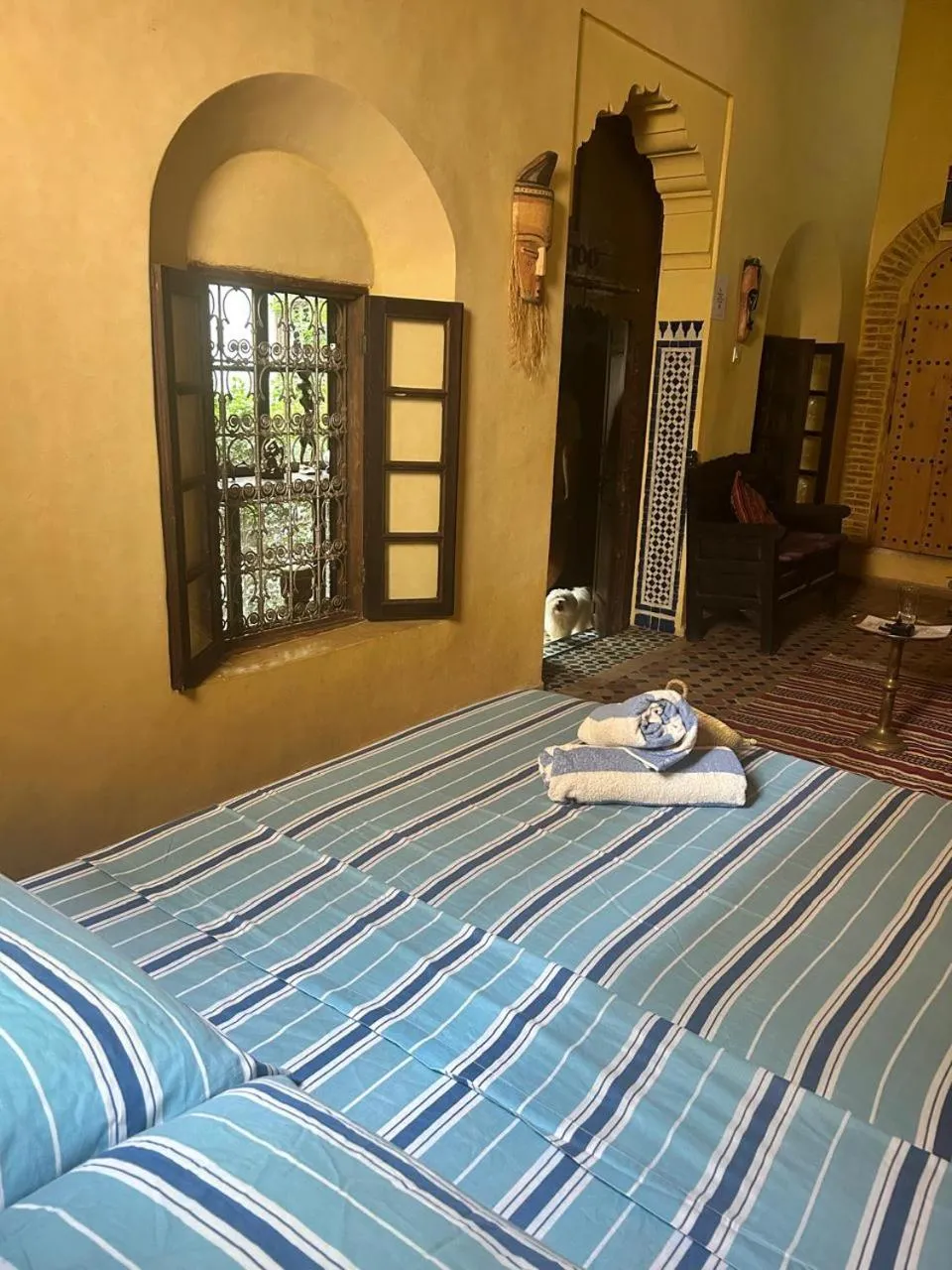 Bed in Riad Felloussia
