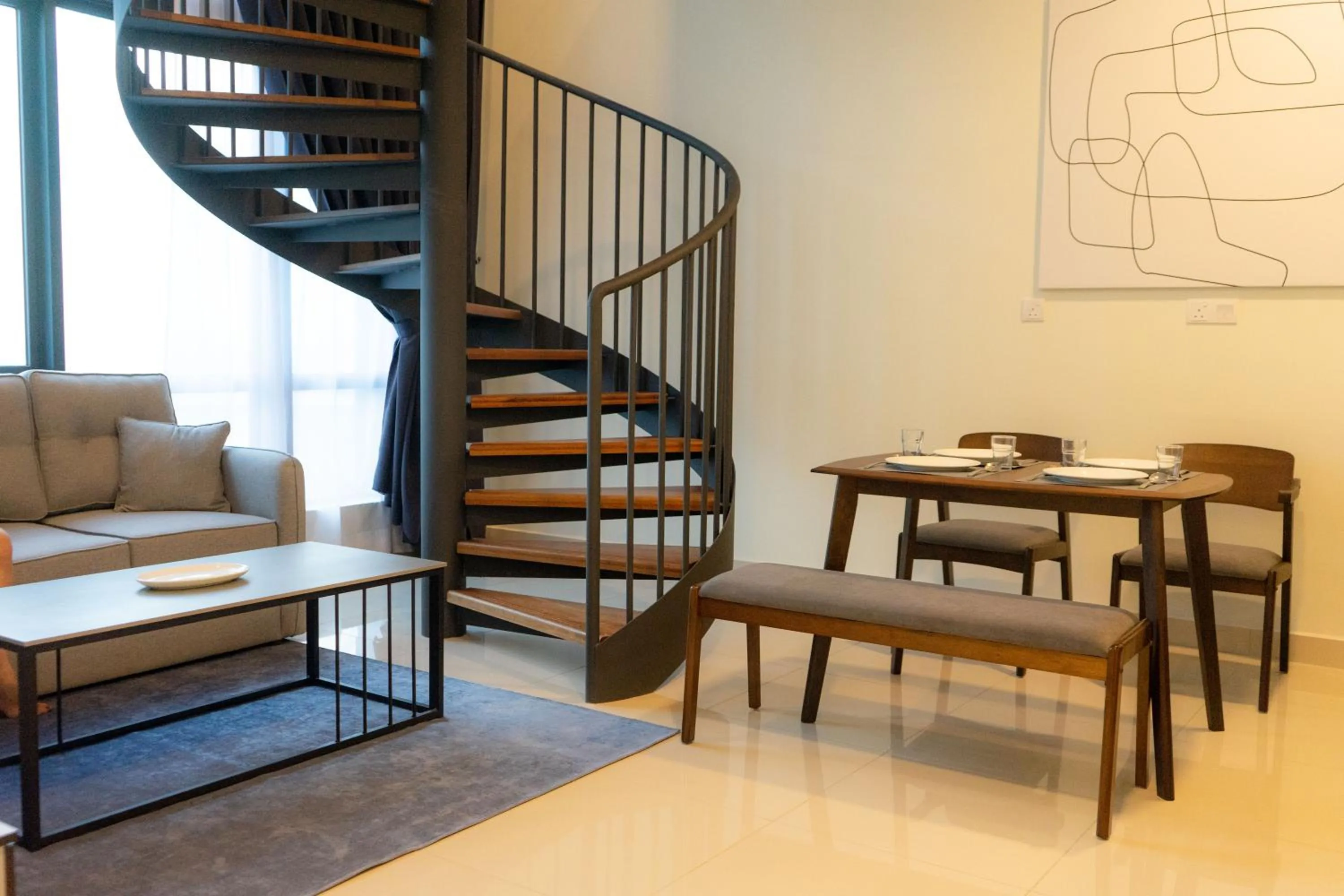 Living room in StaySuites The Apple Melaka