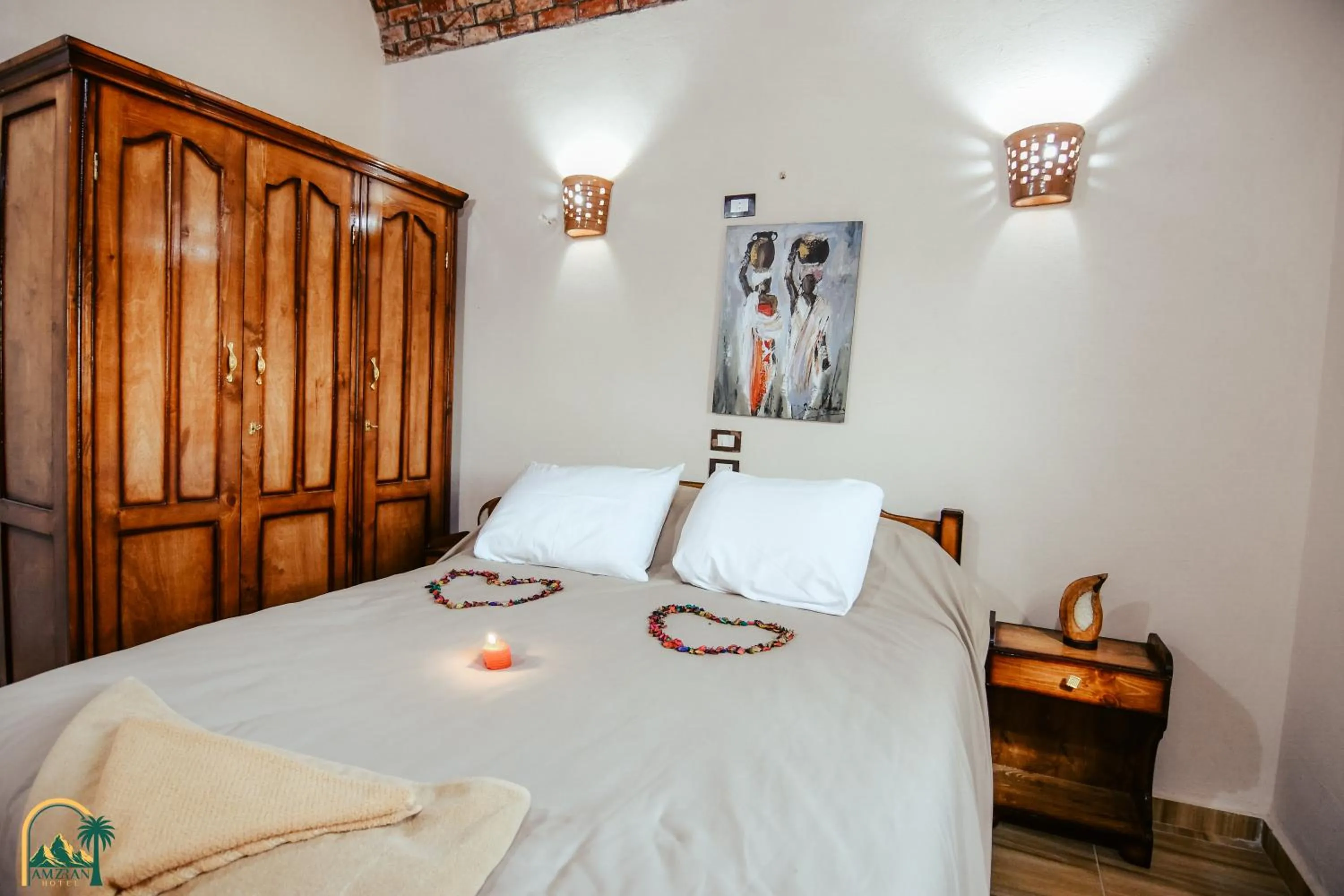 Bedroom, Bed in amzran hotel siwa امزران سيوة