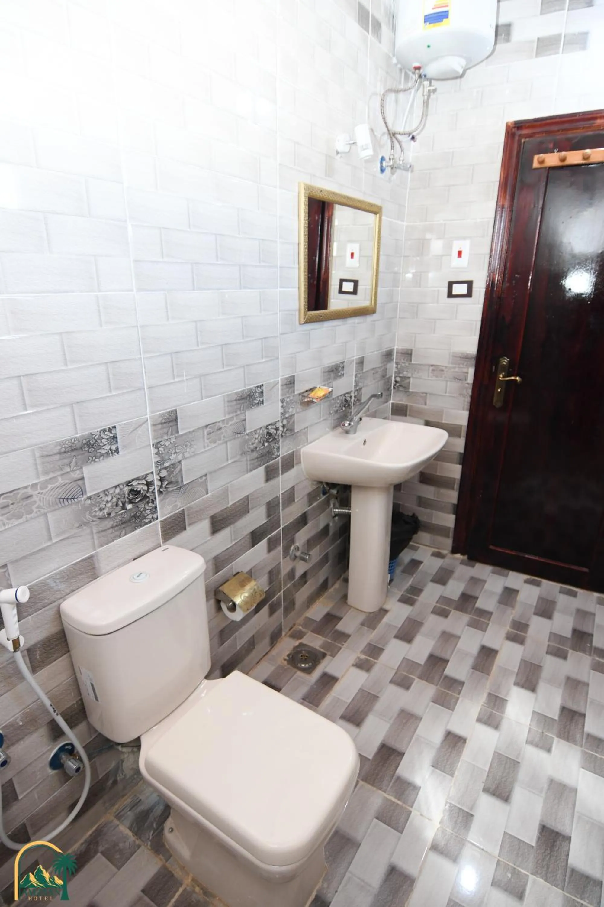 Bathroom in amzran hotel siwa امزران سيوة