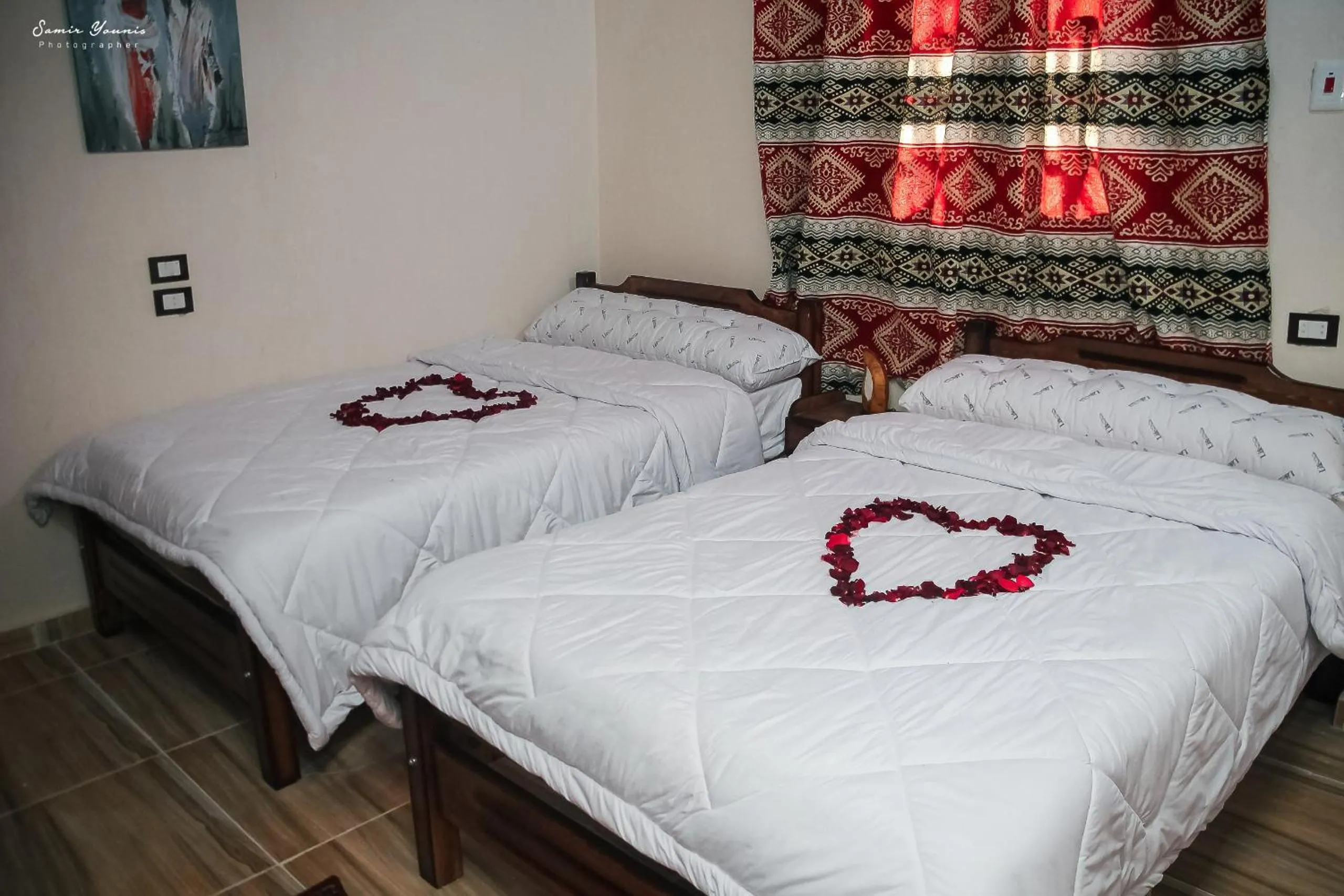 Bed in amzran hotel siwa امزران سيوة
