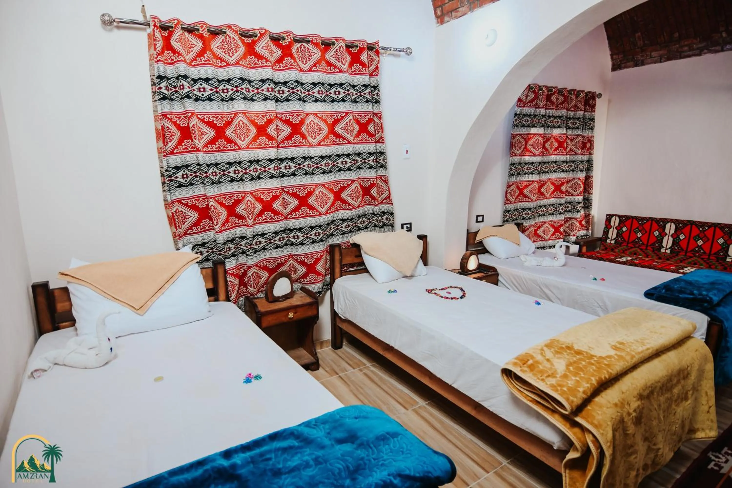 Bedroom, Bed in amzran hotel siwa امزران سيوة