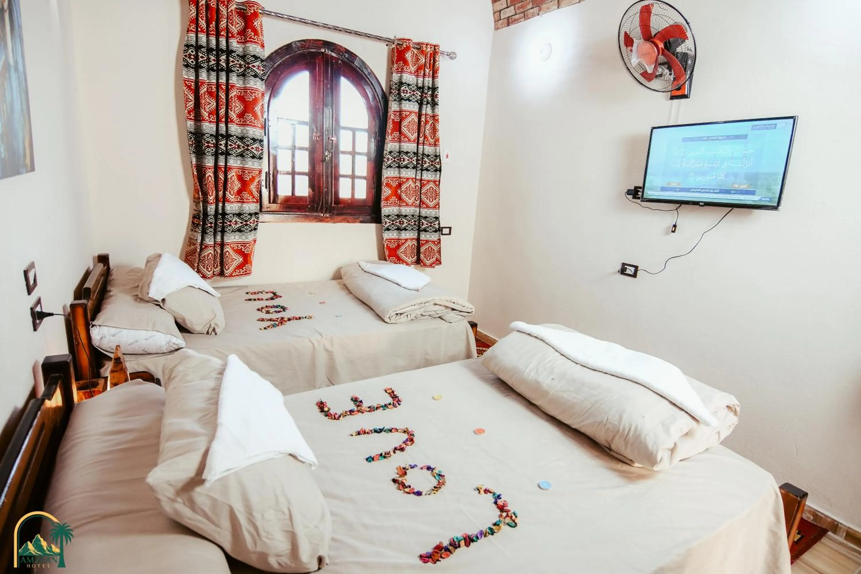 Bedroom, Bed in amzran hotel siwa امزران سيوة