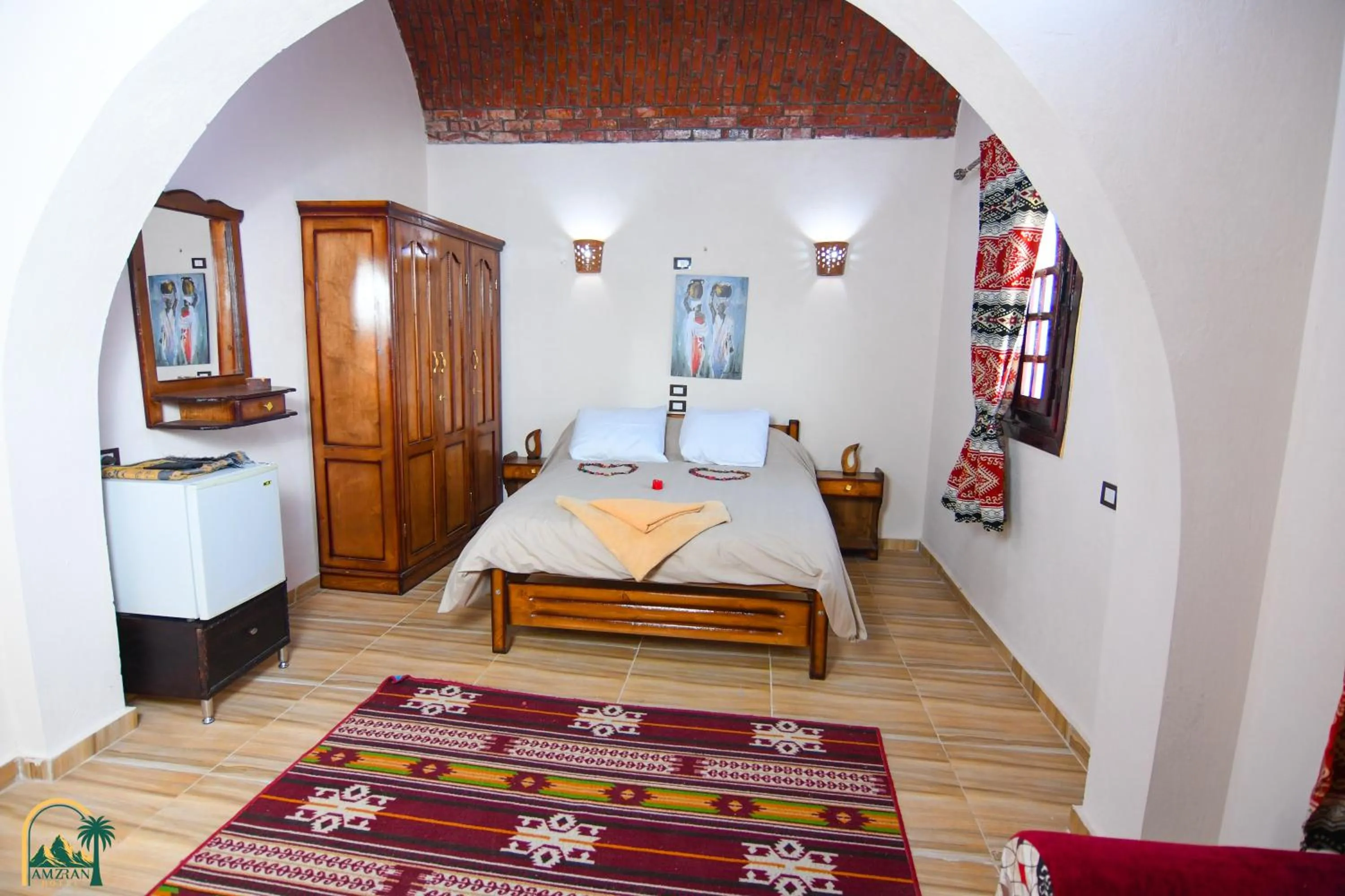Bedroom, Bed in amzran hotel siwa امزران سيوة