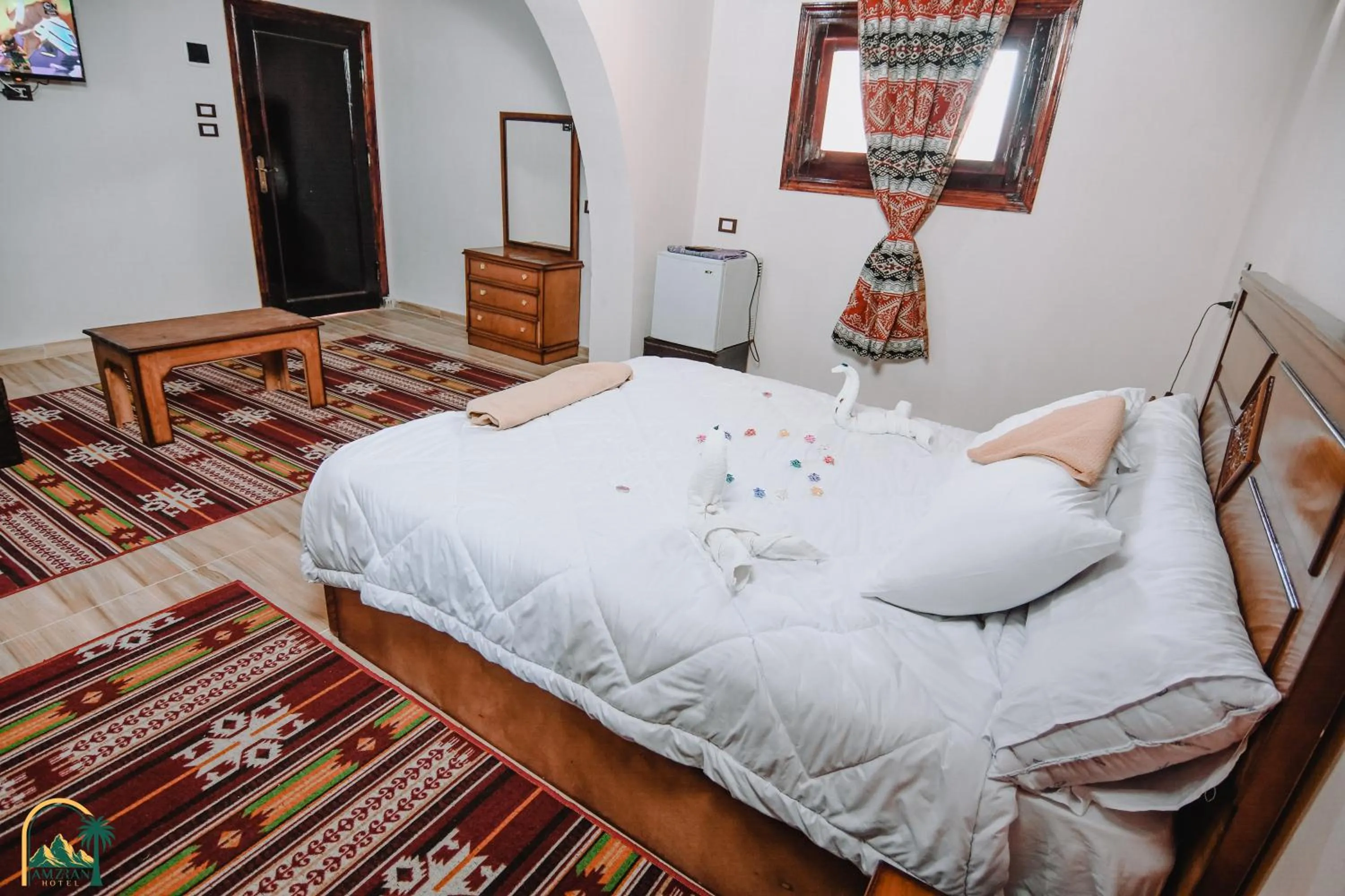 Bedroom, Bed in amzran hotel siwa امزران سيوة