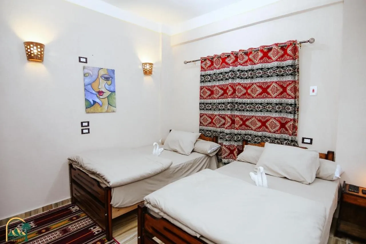 Bed in amzran hotel siwa امزران سيوة