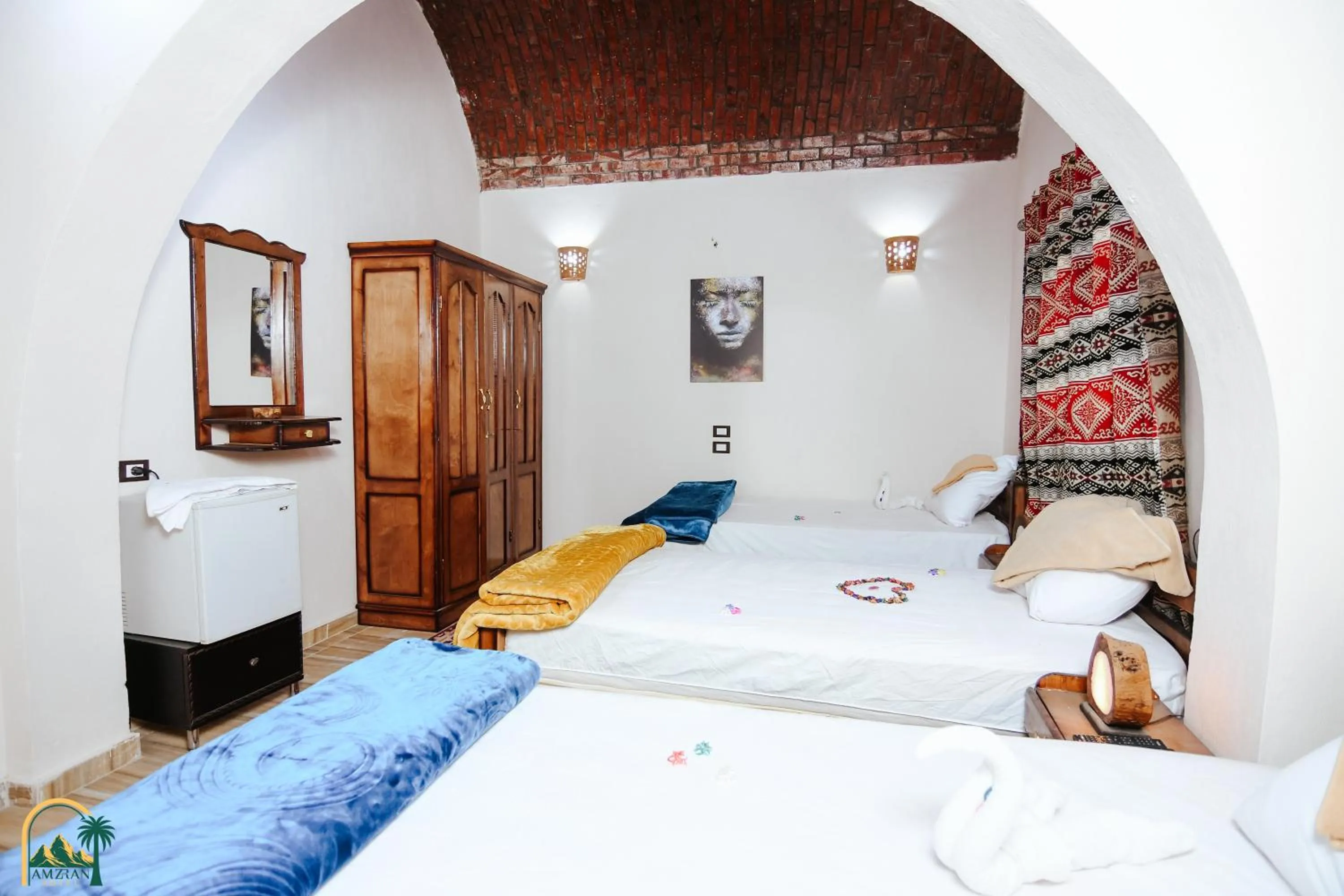 Bedroom, Bed in amzran hotel siwa امزران سيوة