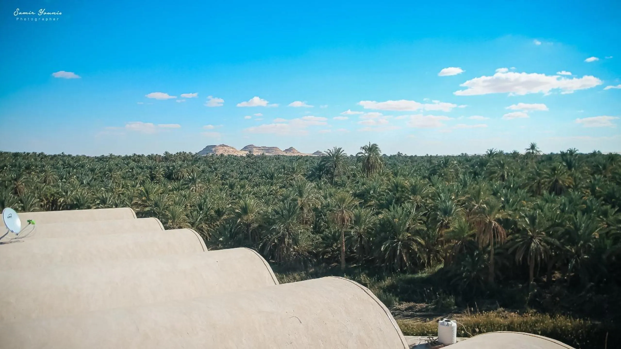 Natural landscape in amzran hotel siwa امزران سيوة