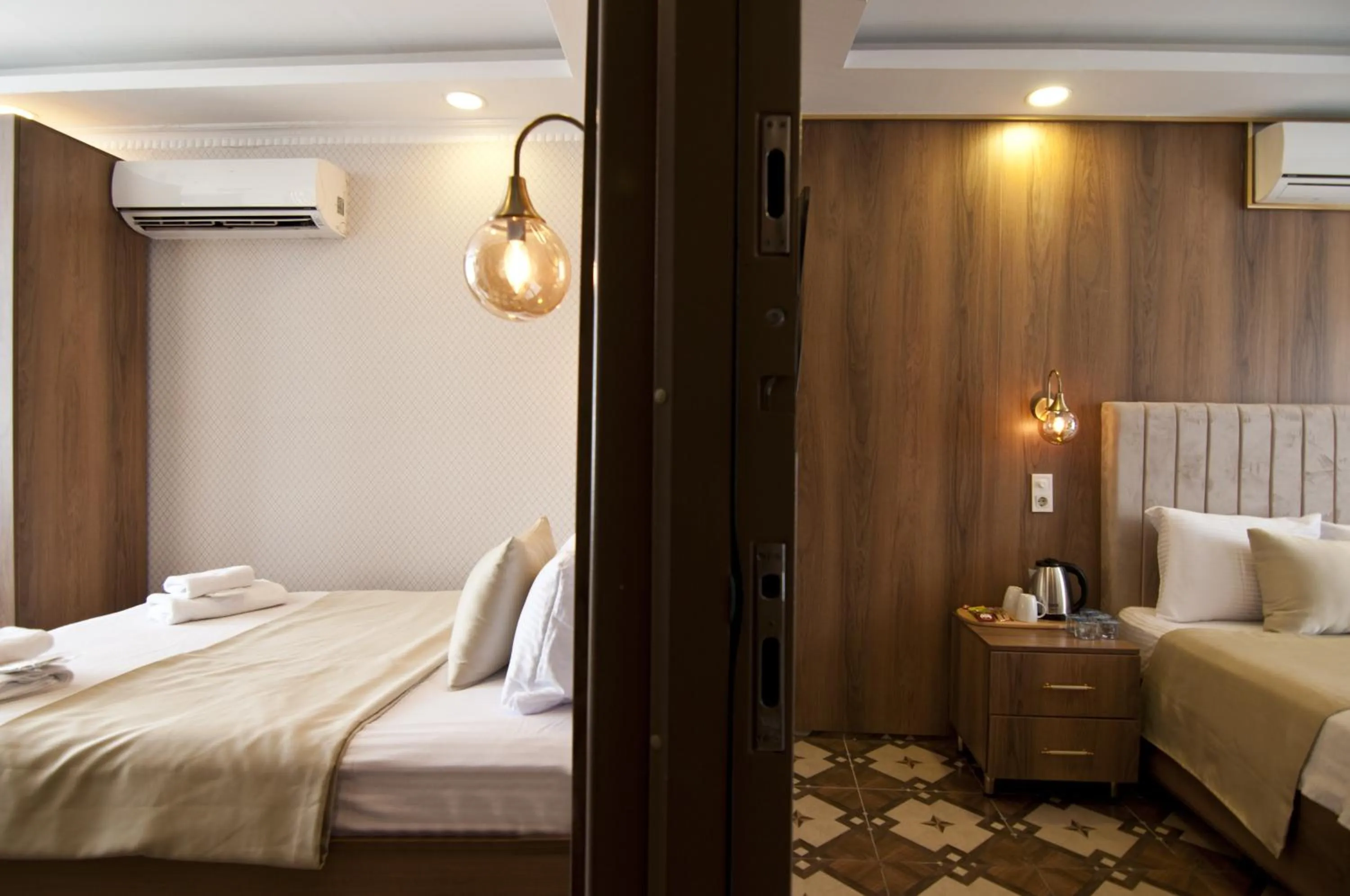 Shower, Bed in IMMORTELLE HOTEL
