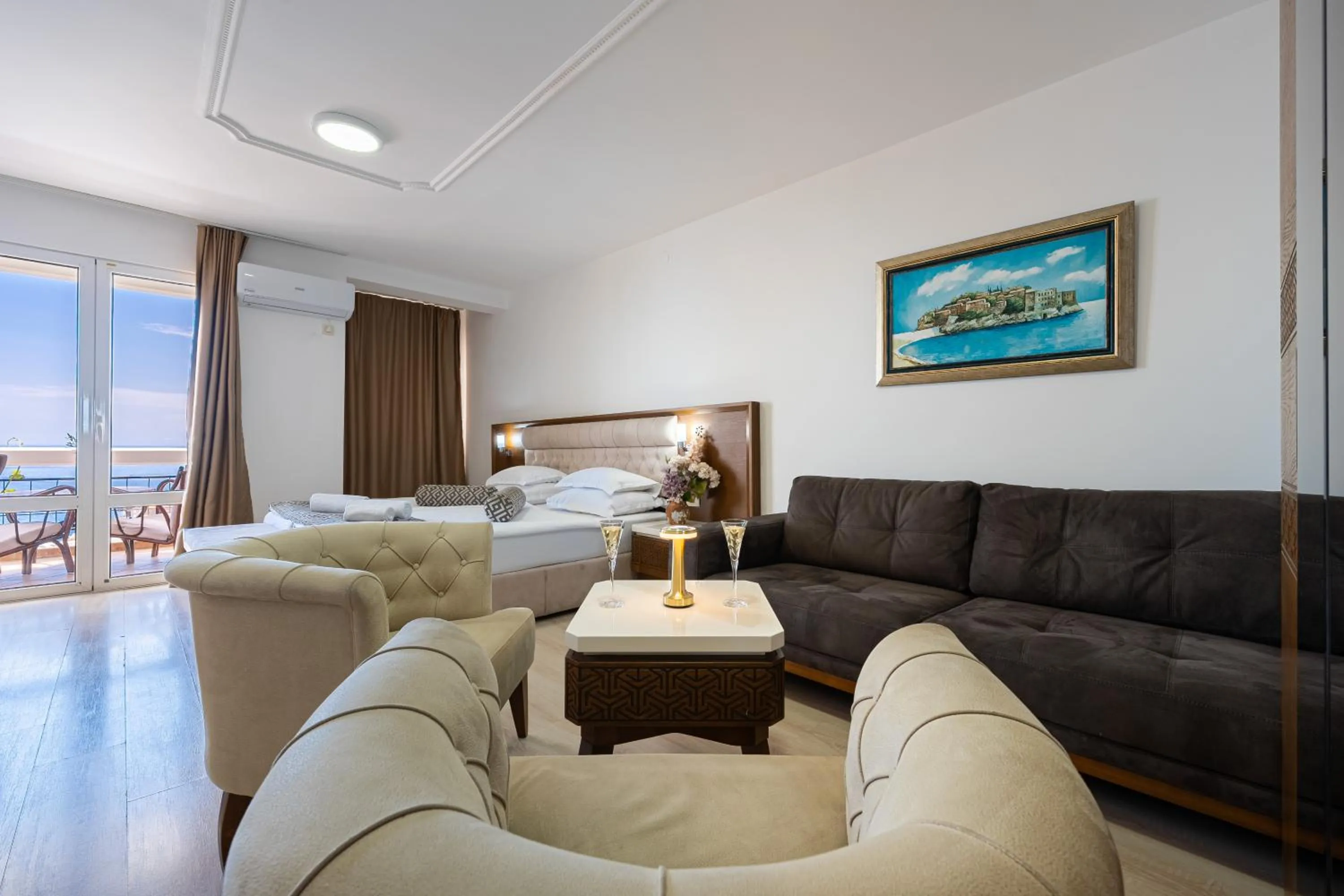 Seating area in Hotel Adrović