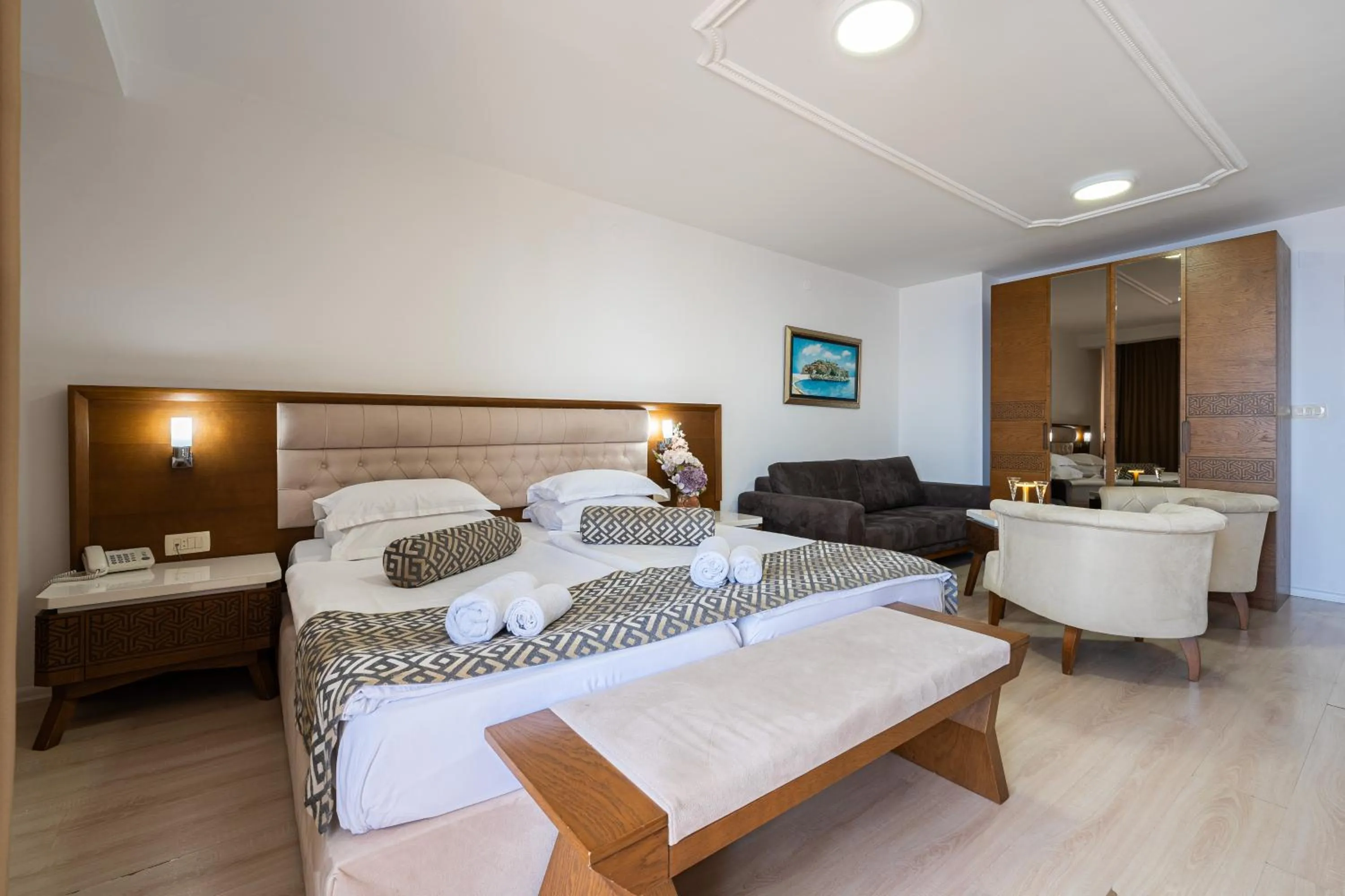 Bed in Hotel Adrović