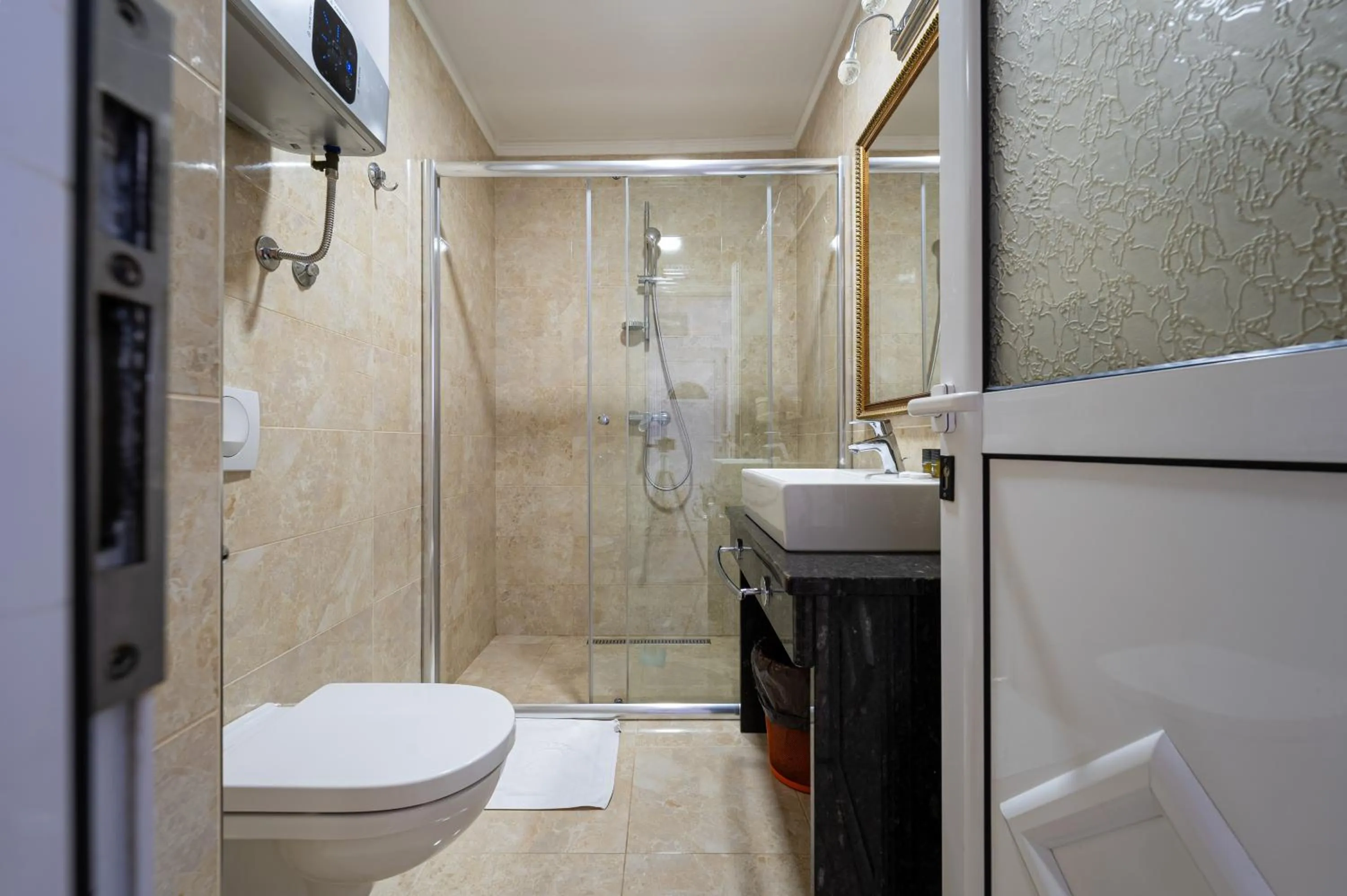 Shower in Hotel Adrović