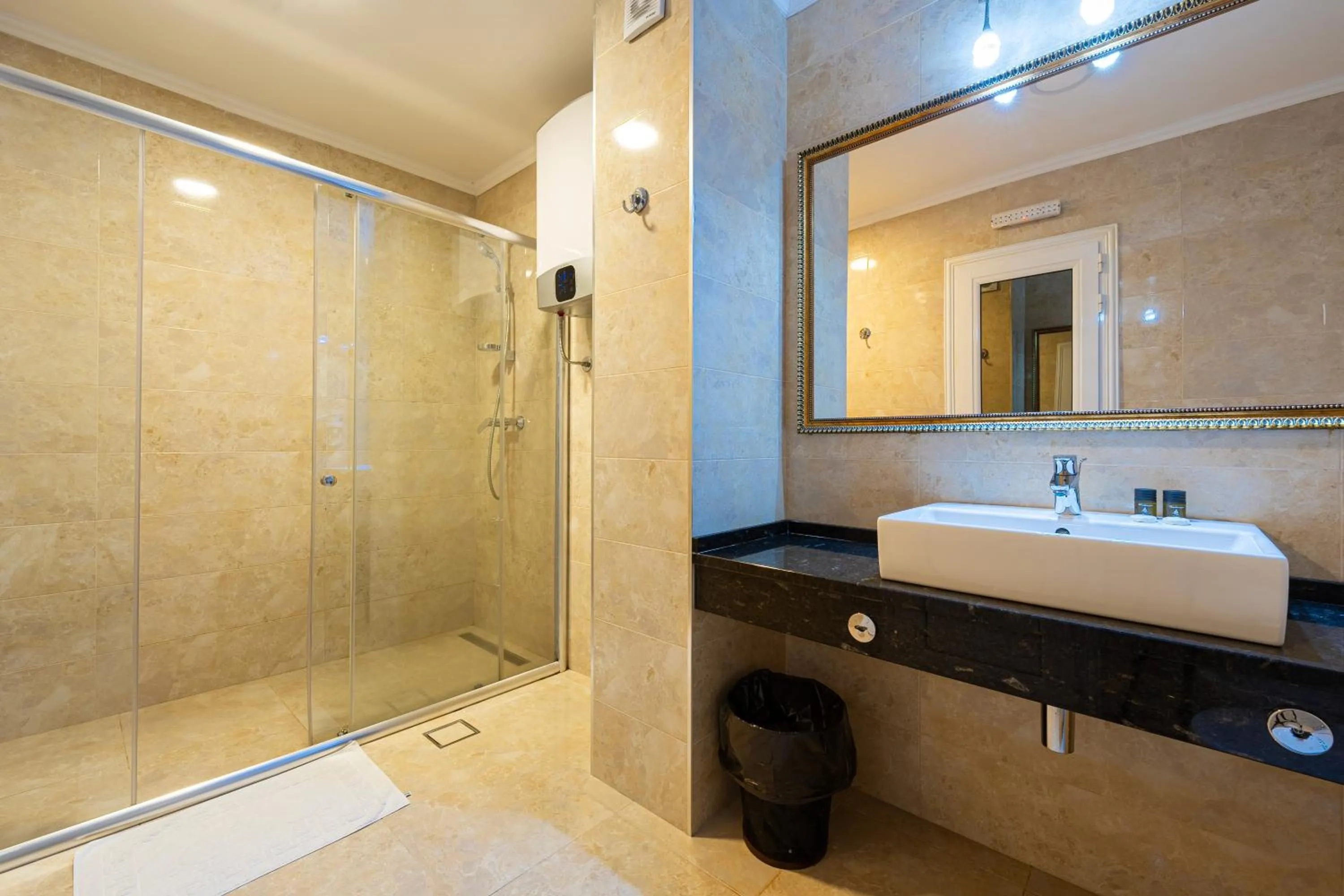 Shower in Hotel Adrović