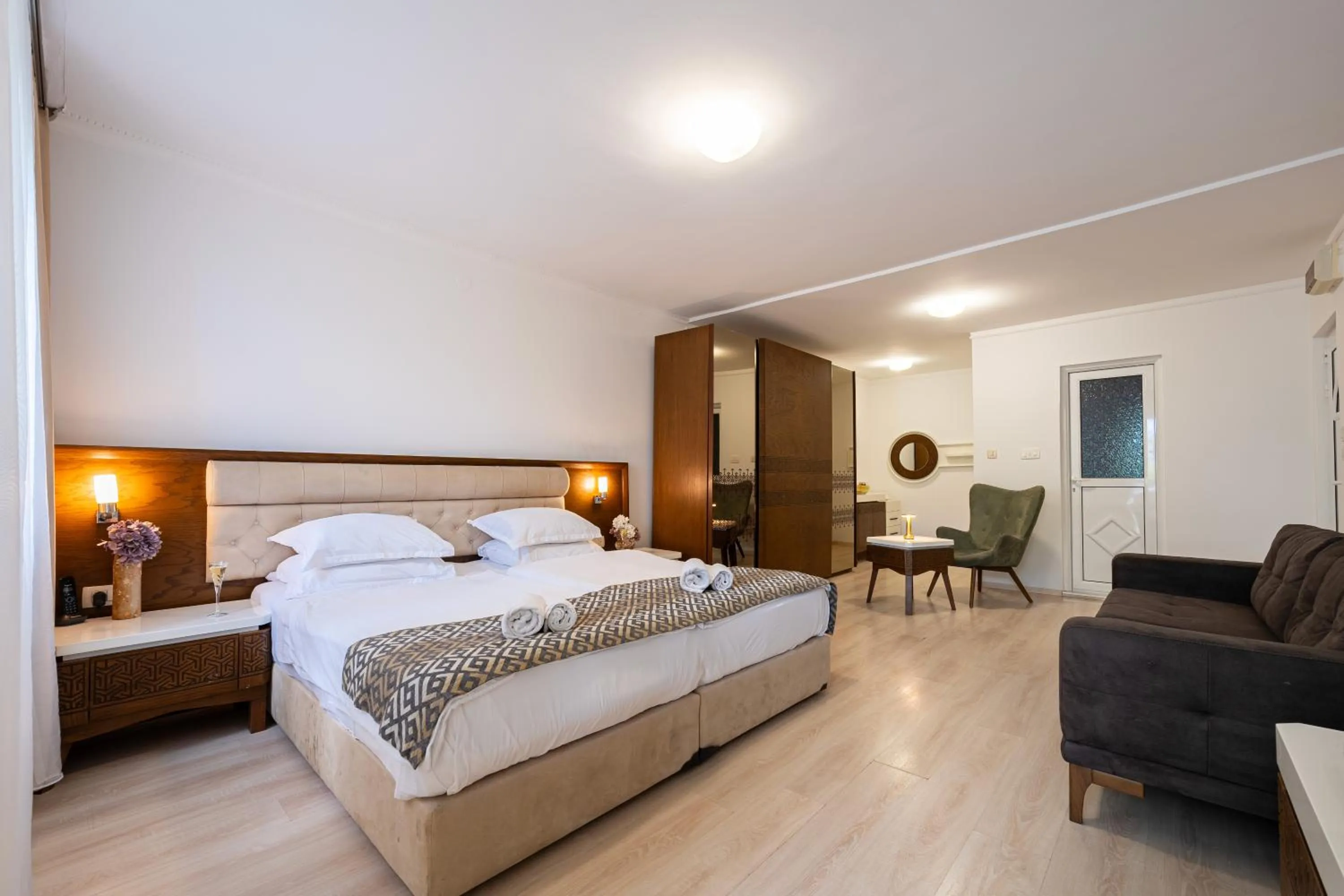 Bed in Hotel Adrović