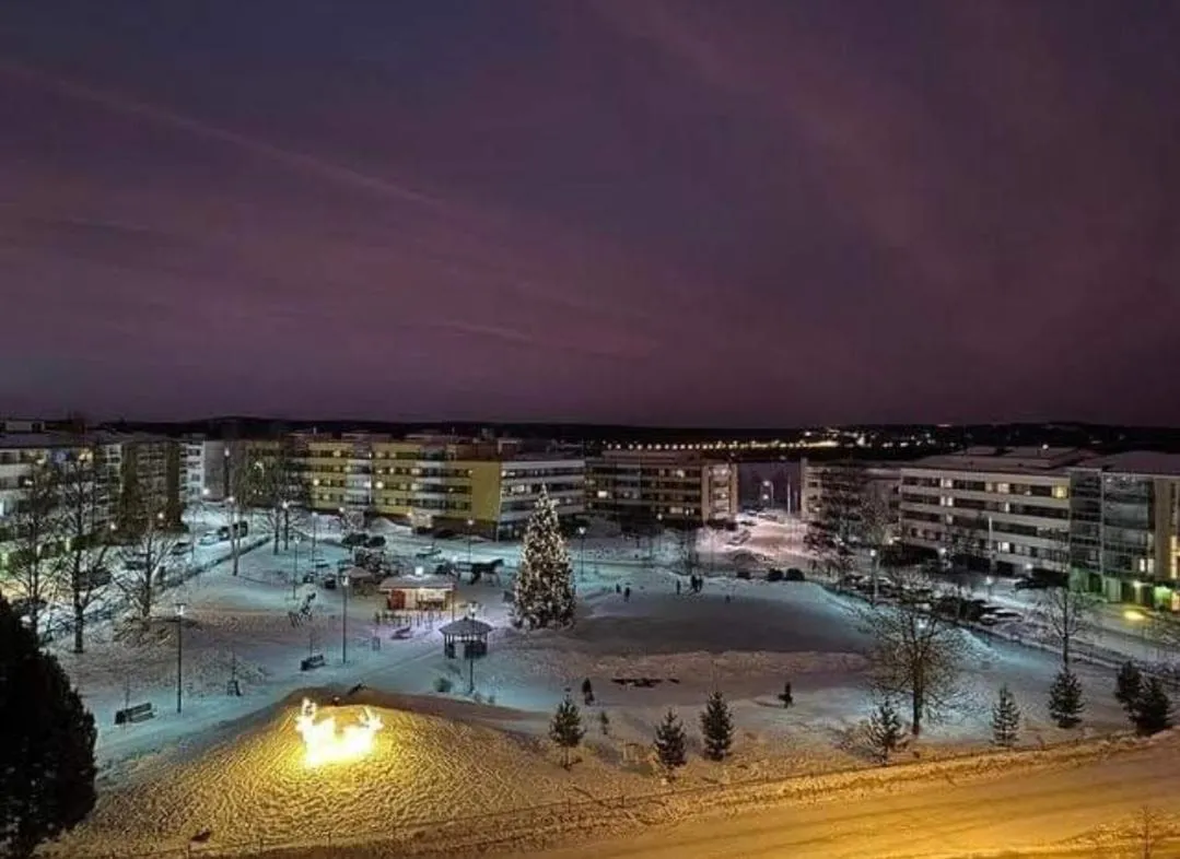 Night in Studio Sagittarius Arctic Circle