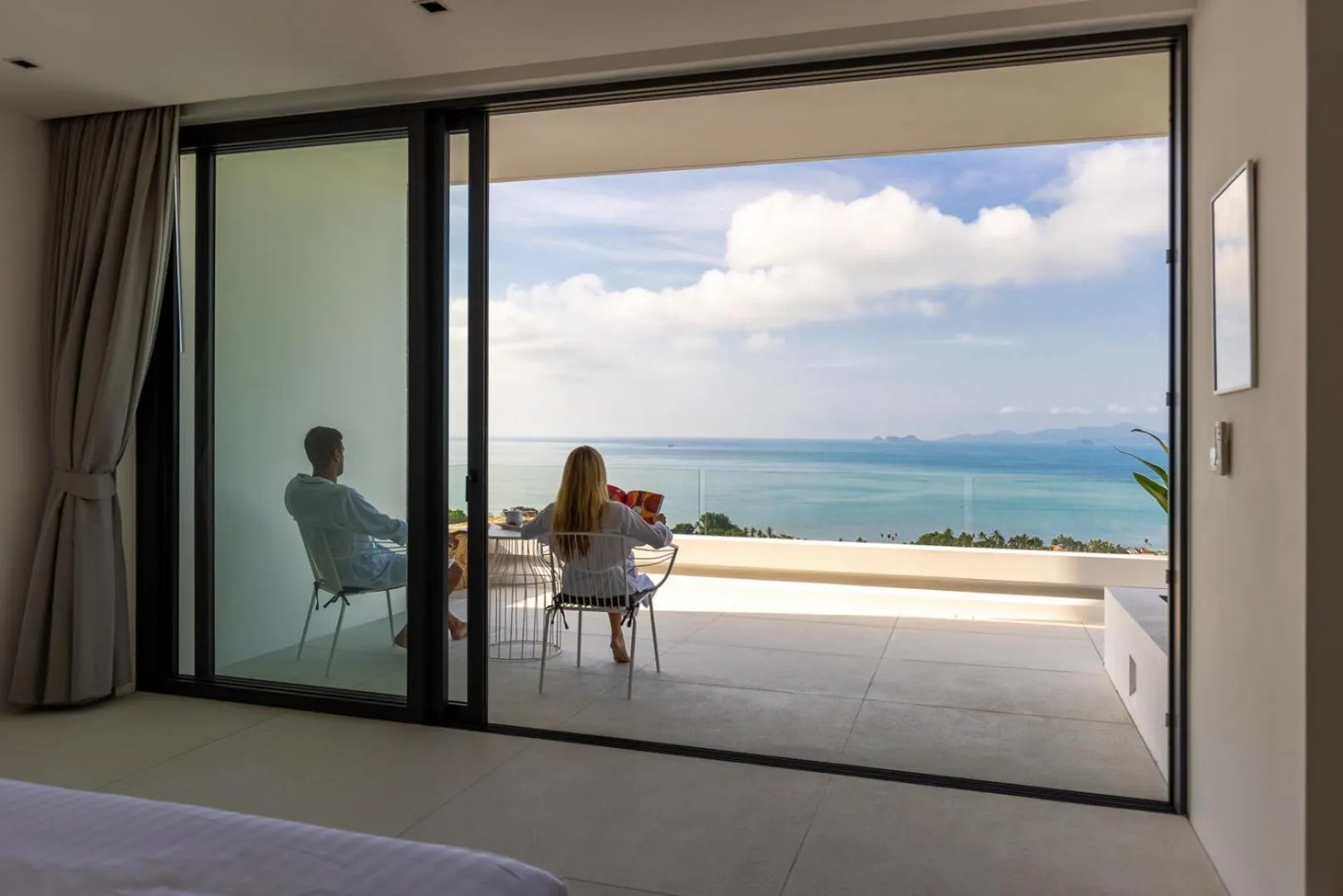 People in Villa Blue View Luxe