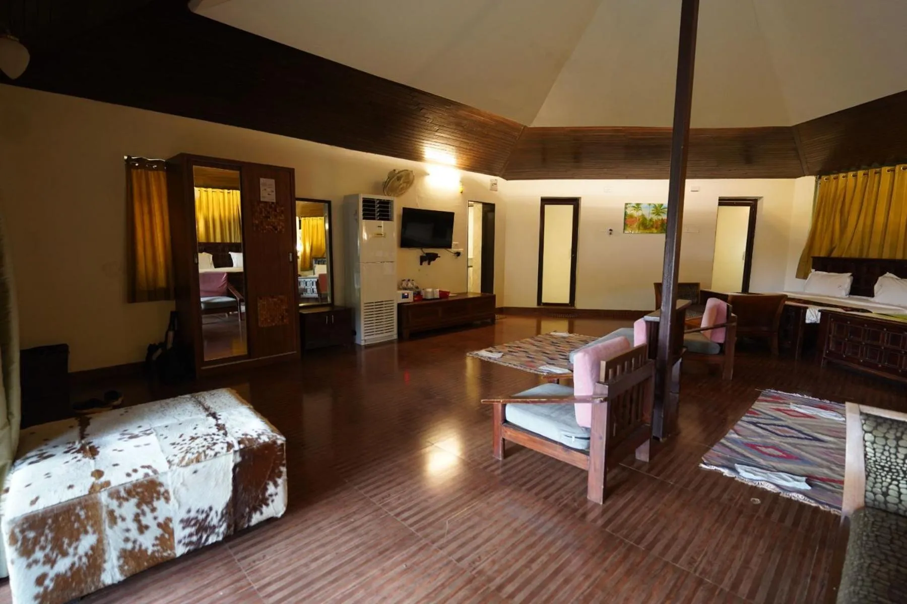 Seating area in Malhar Machi Mountain Resorts