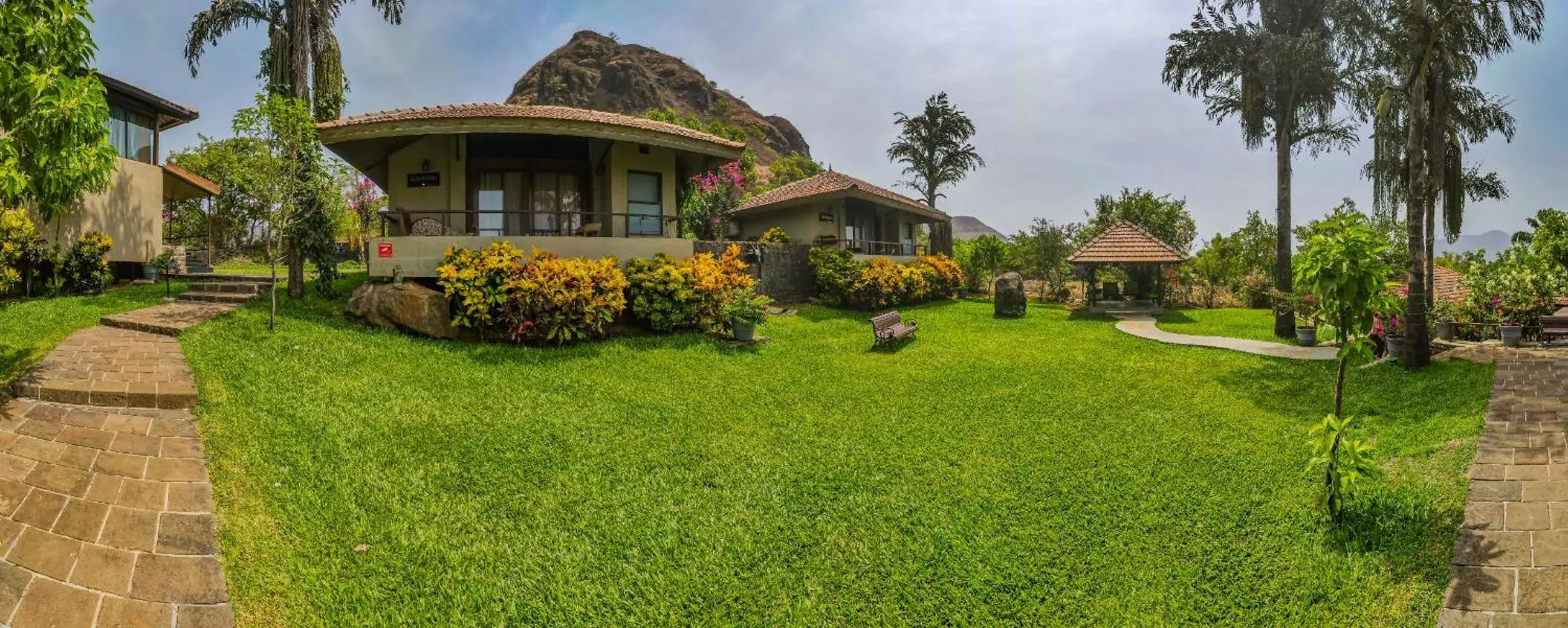 Garden view in Malhar Machi Mountain Resorts