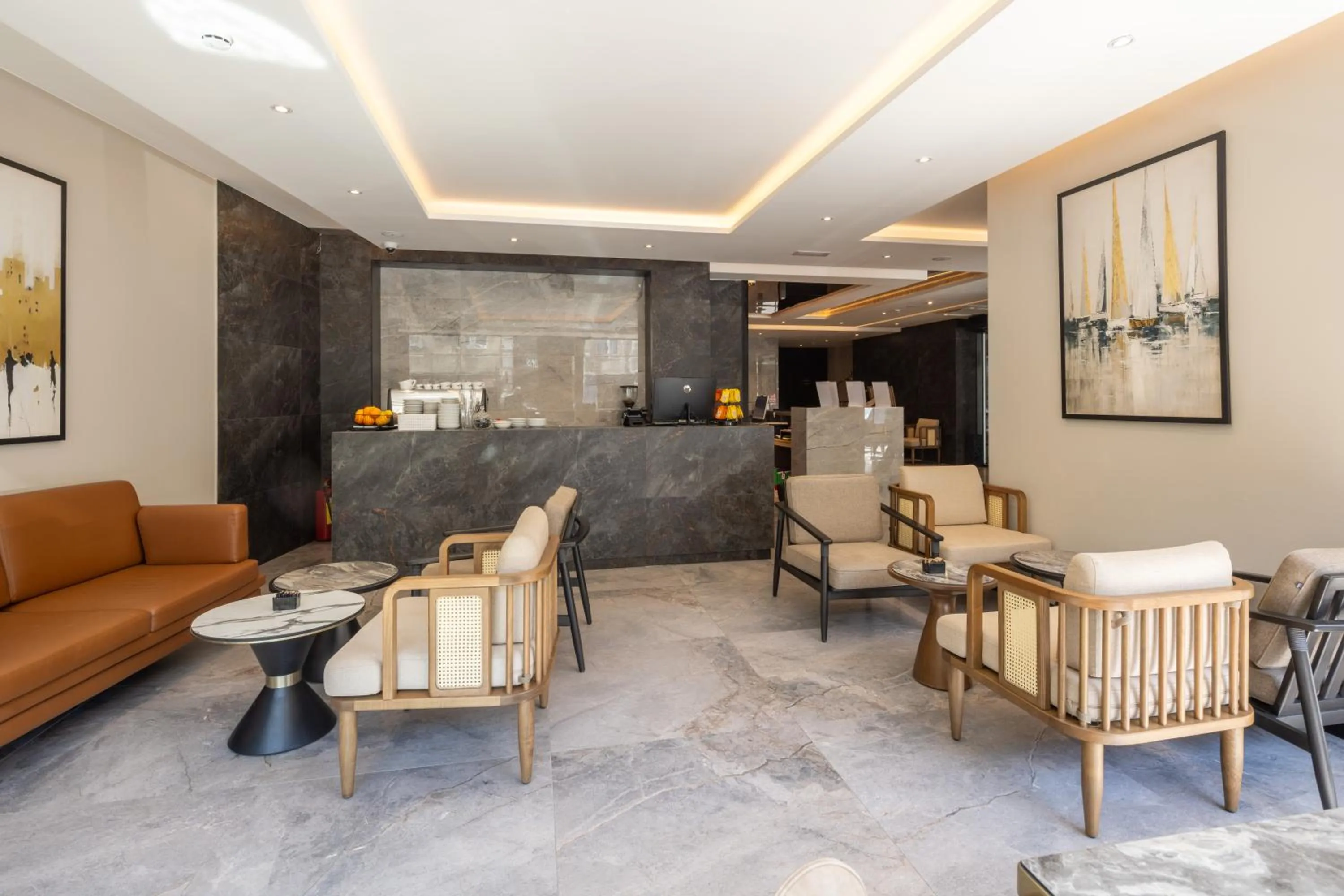 Lounge or bar in Nobel Design Hotel