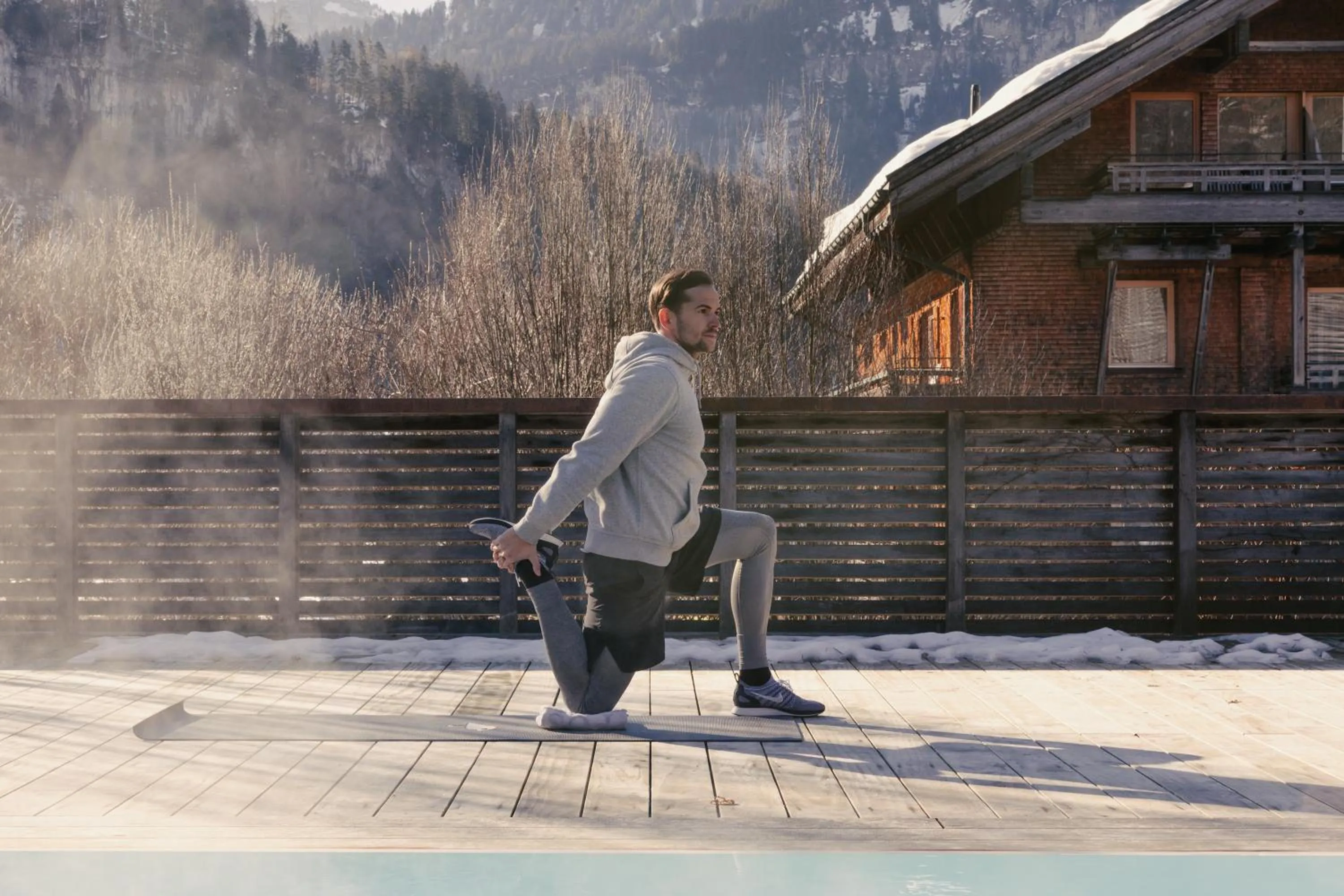 Fitness centre/facilities in Hotel Post Bezau