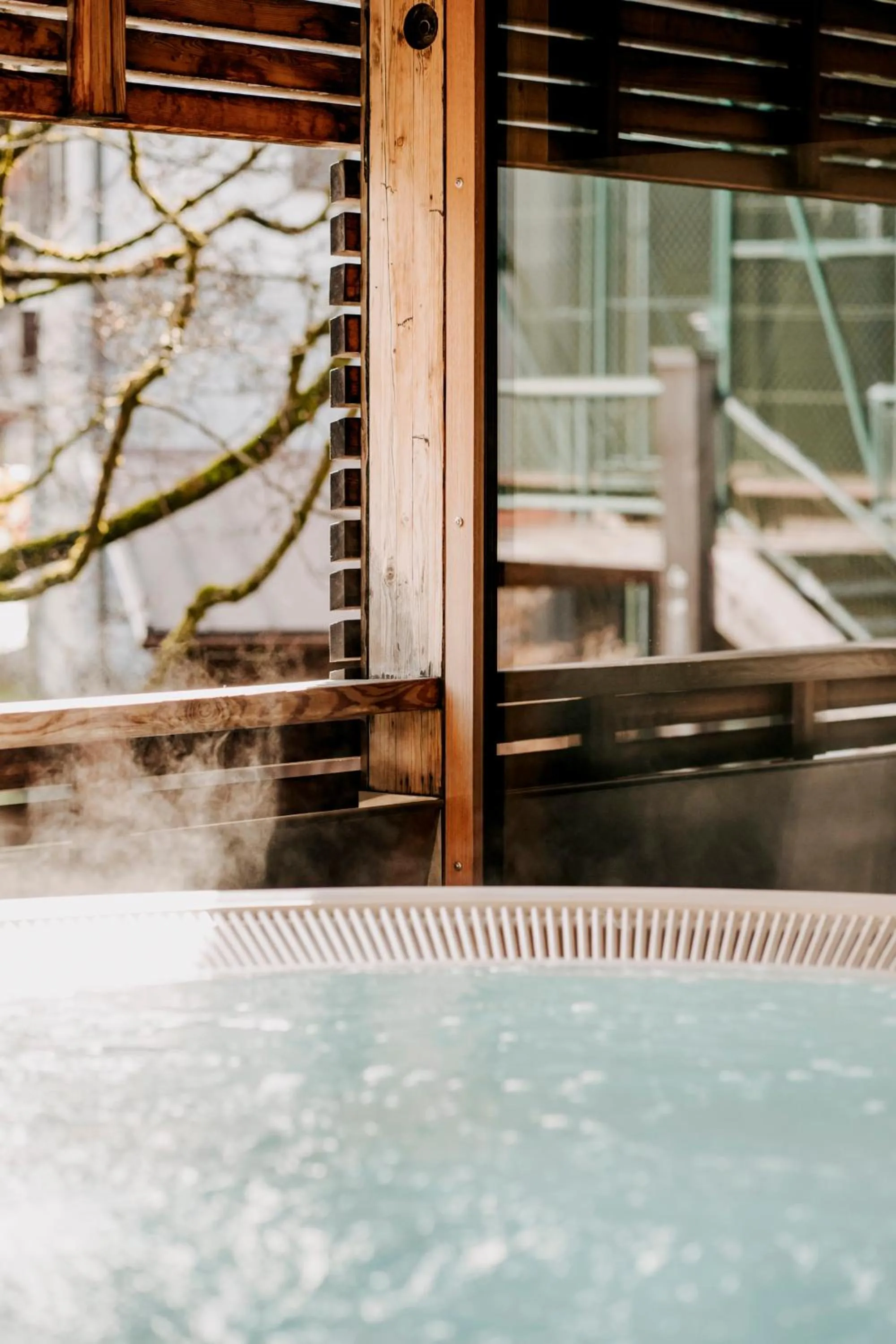 Hot Tub in Hotel Post Bezau