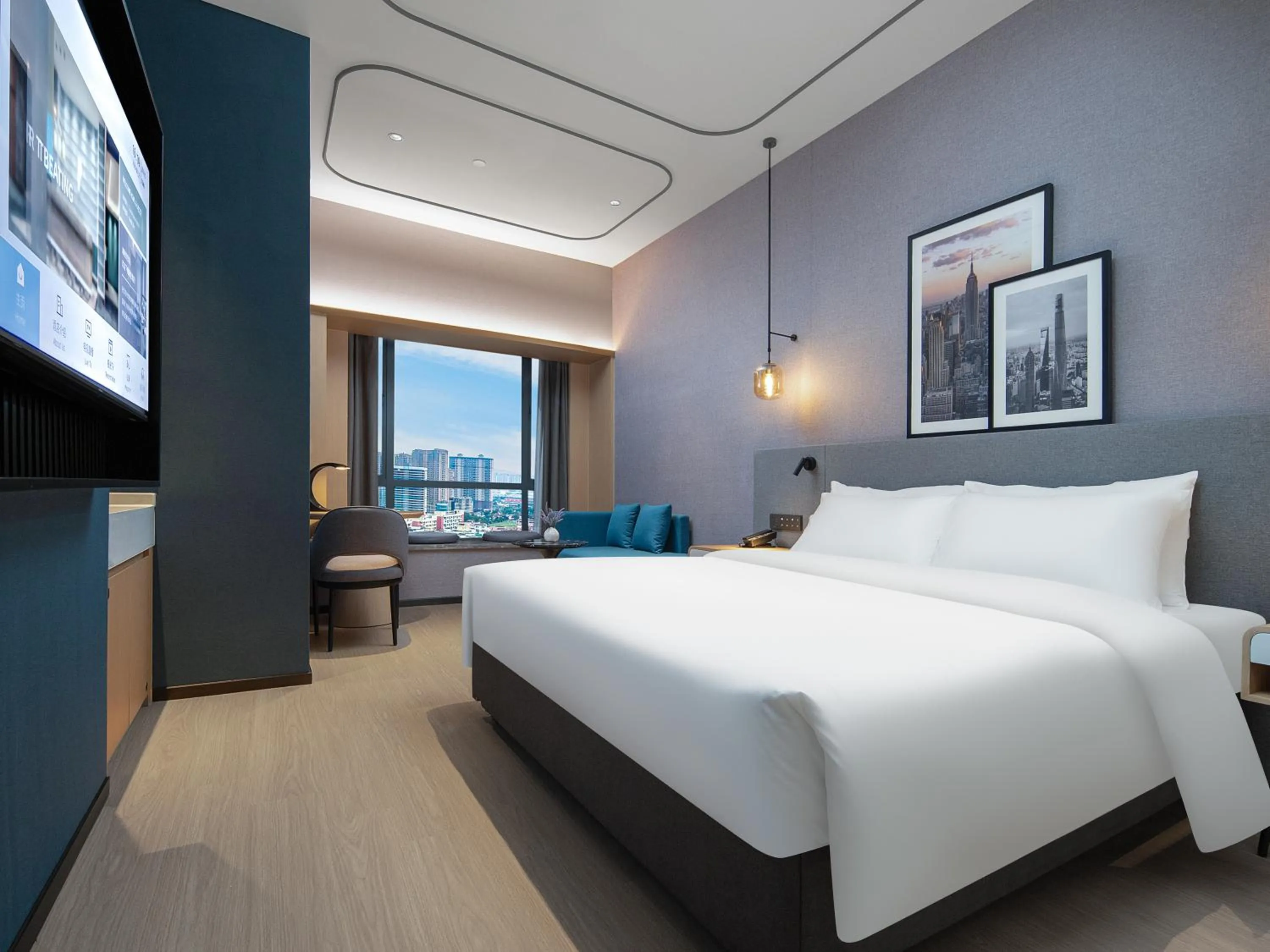 Bed in Country Inn & Suites by Radisson - Taishan East Branch