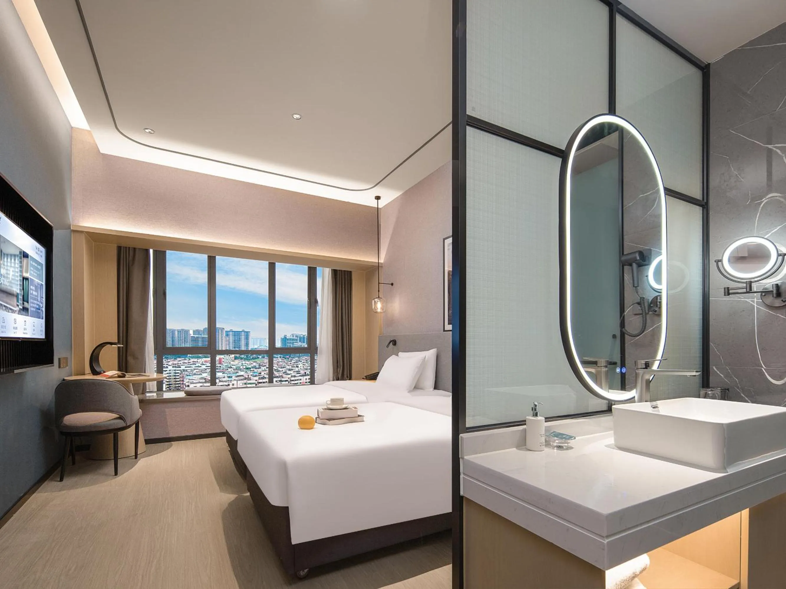 Bed in Country Inn & Suites by Radisson - Taishan East Branch