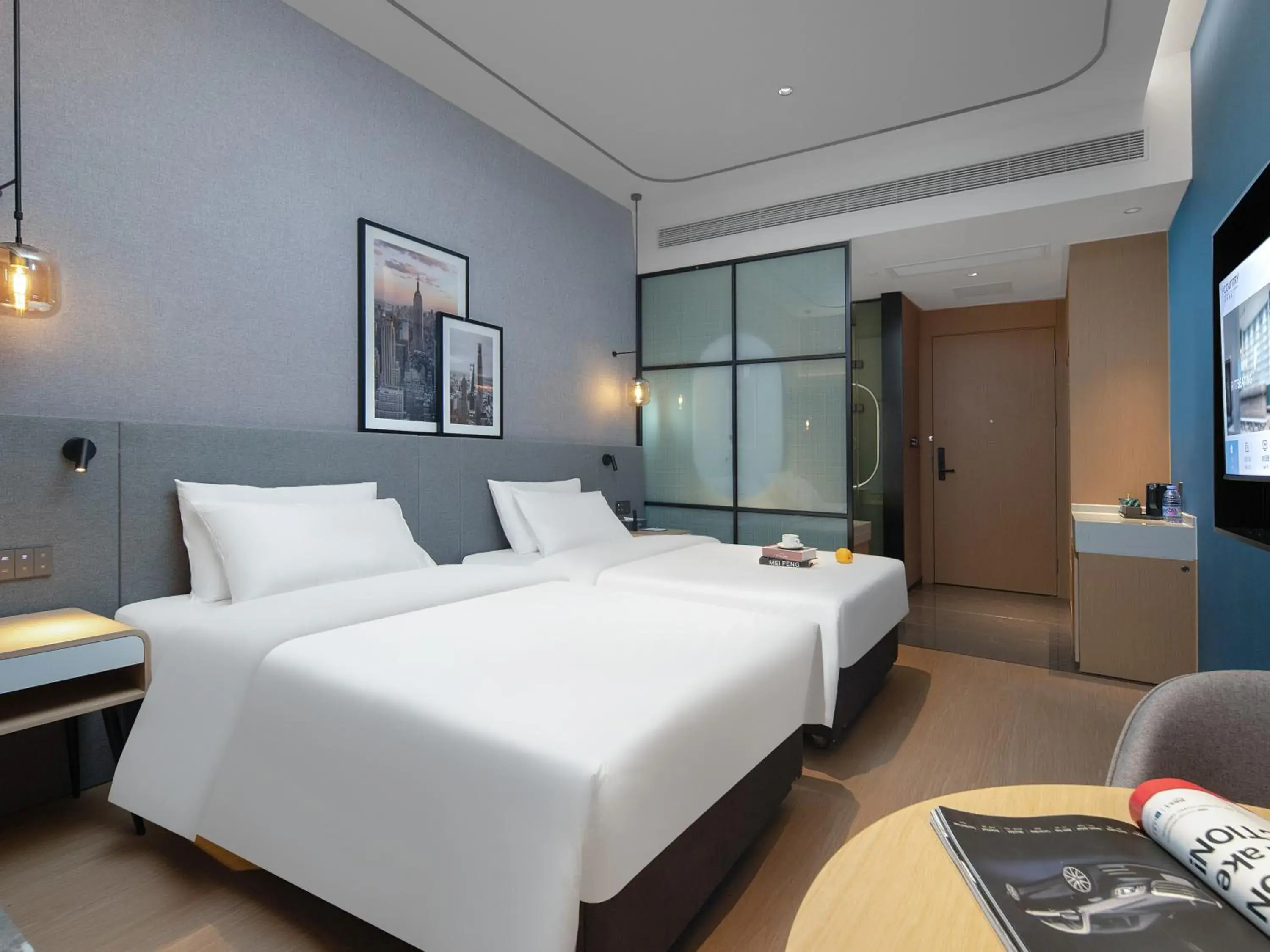 Bed in 丽怡酒店 台山东门店 Country Inn & Suites by Radisson - Taishan East Branch Bed in 丽怡酒店 台山东门店 Country Inn & Suites by Radisson - Taishan East Branch