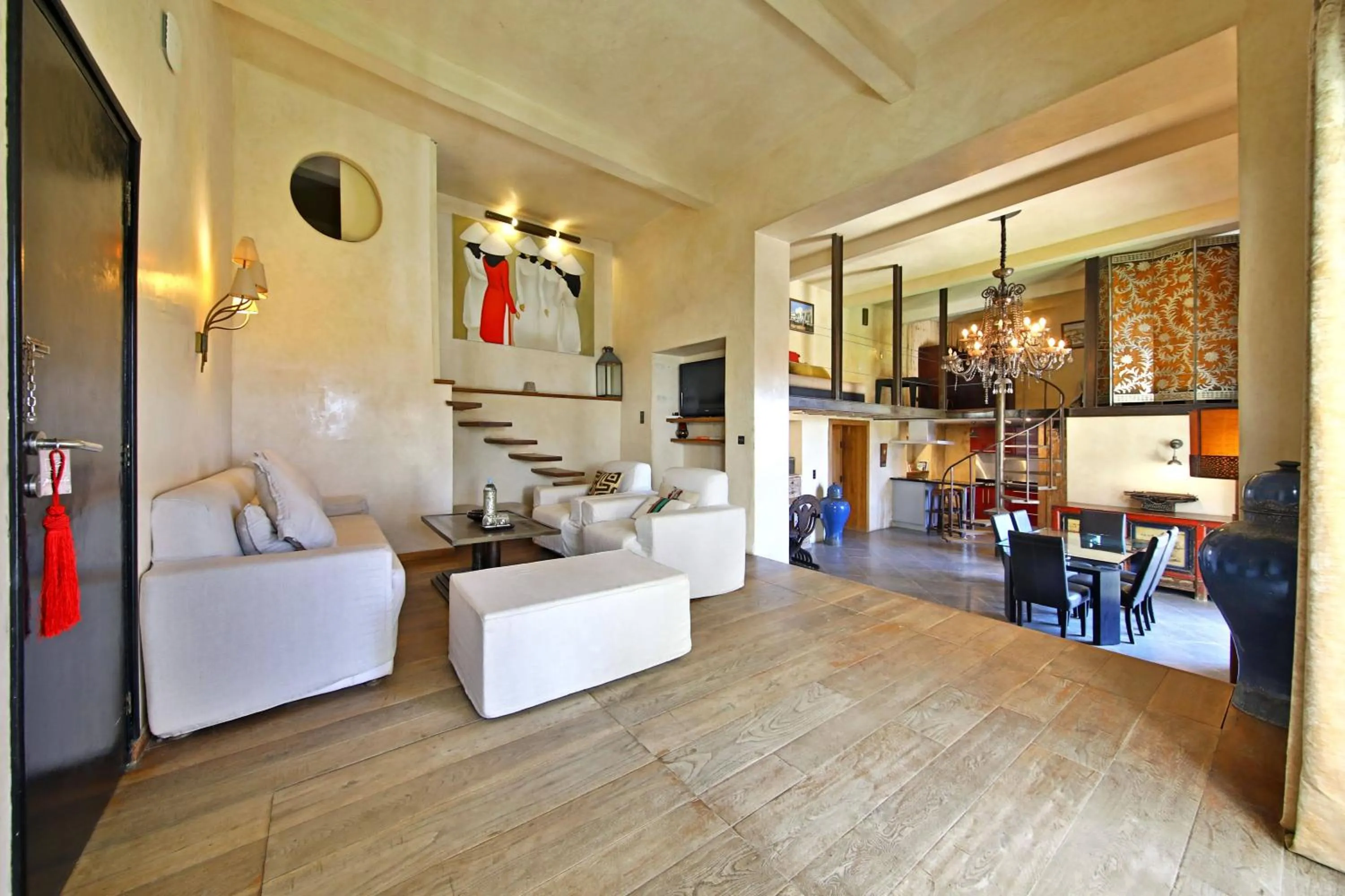 Seating area in Madada Mogador