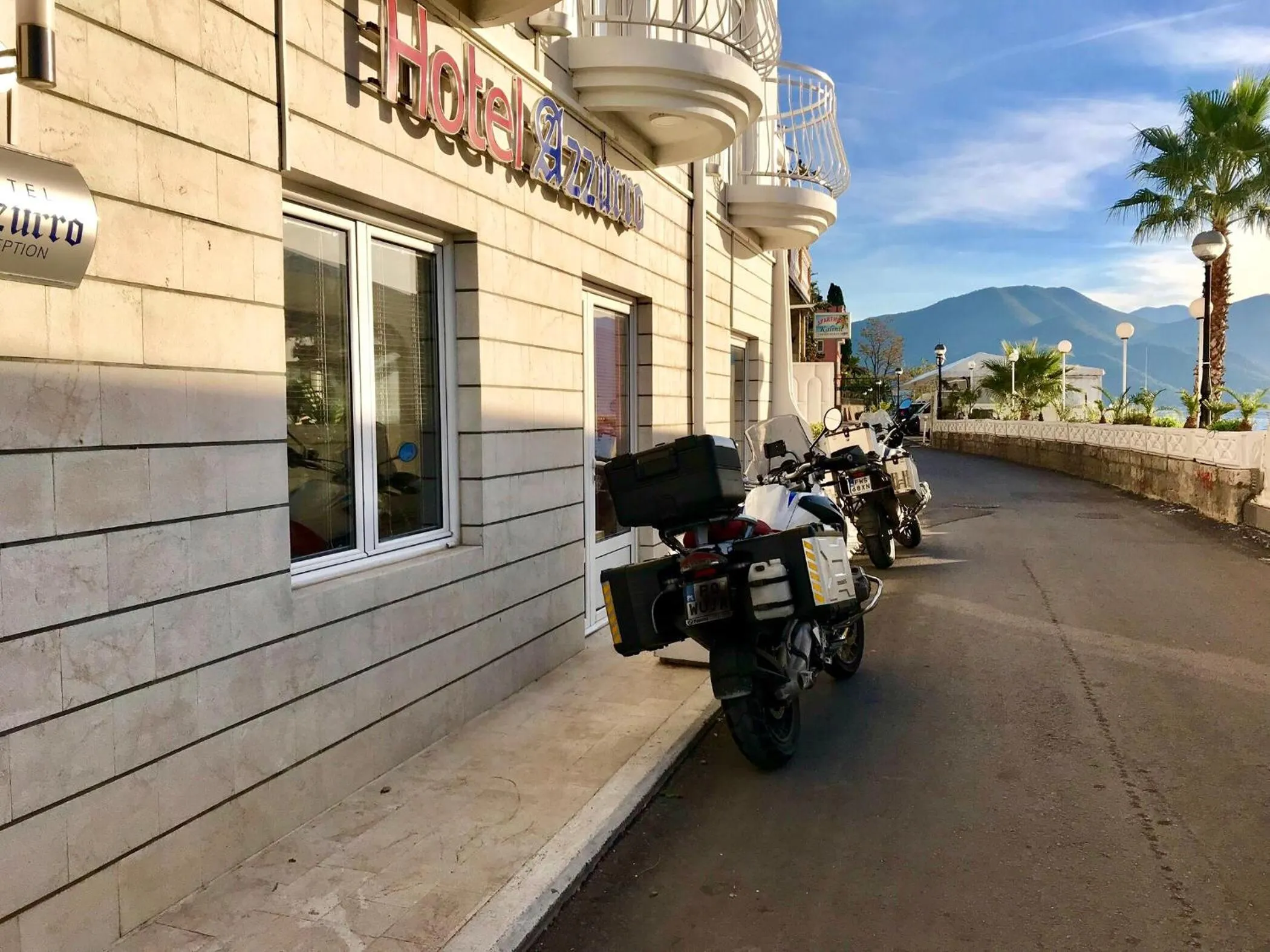Patio in Hotel Azzurro