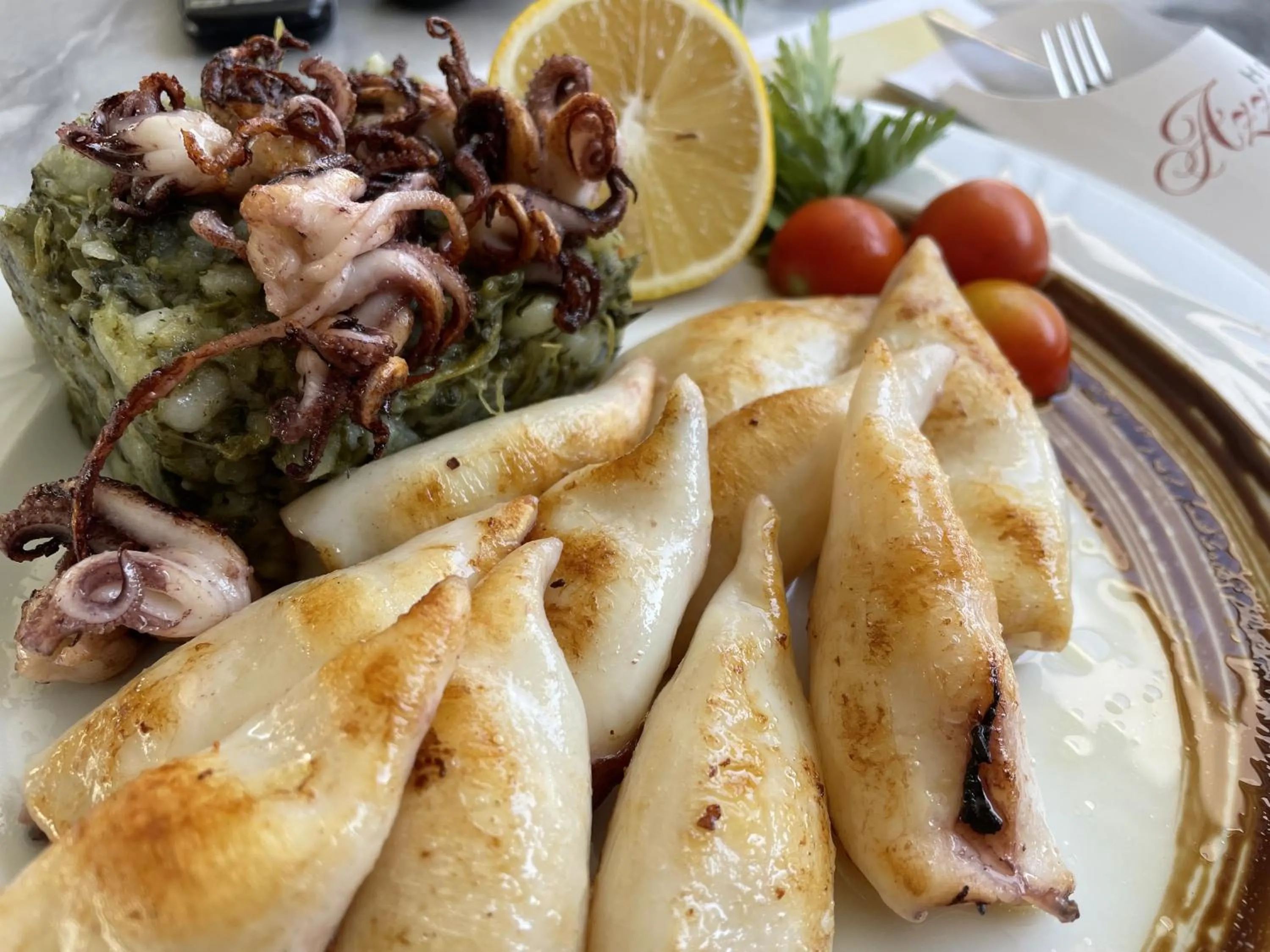 Food close-up in Hotel Azzurro