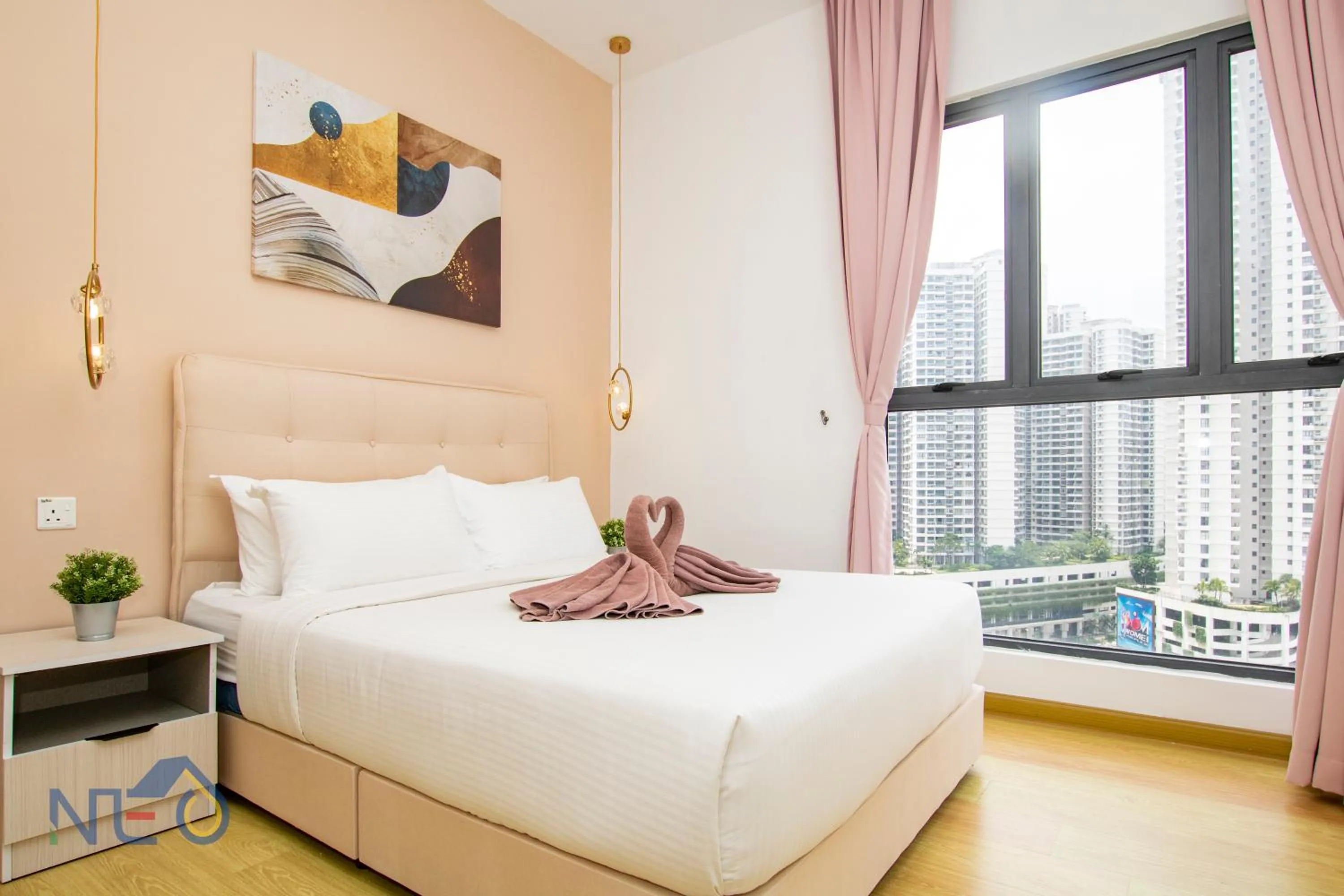 Bed in Country Garden Danga Bay InStyle Sea View Homestay Suite by NEO