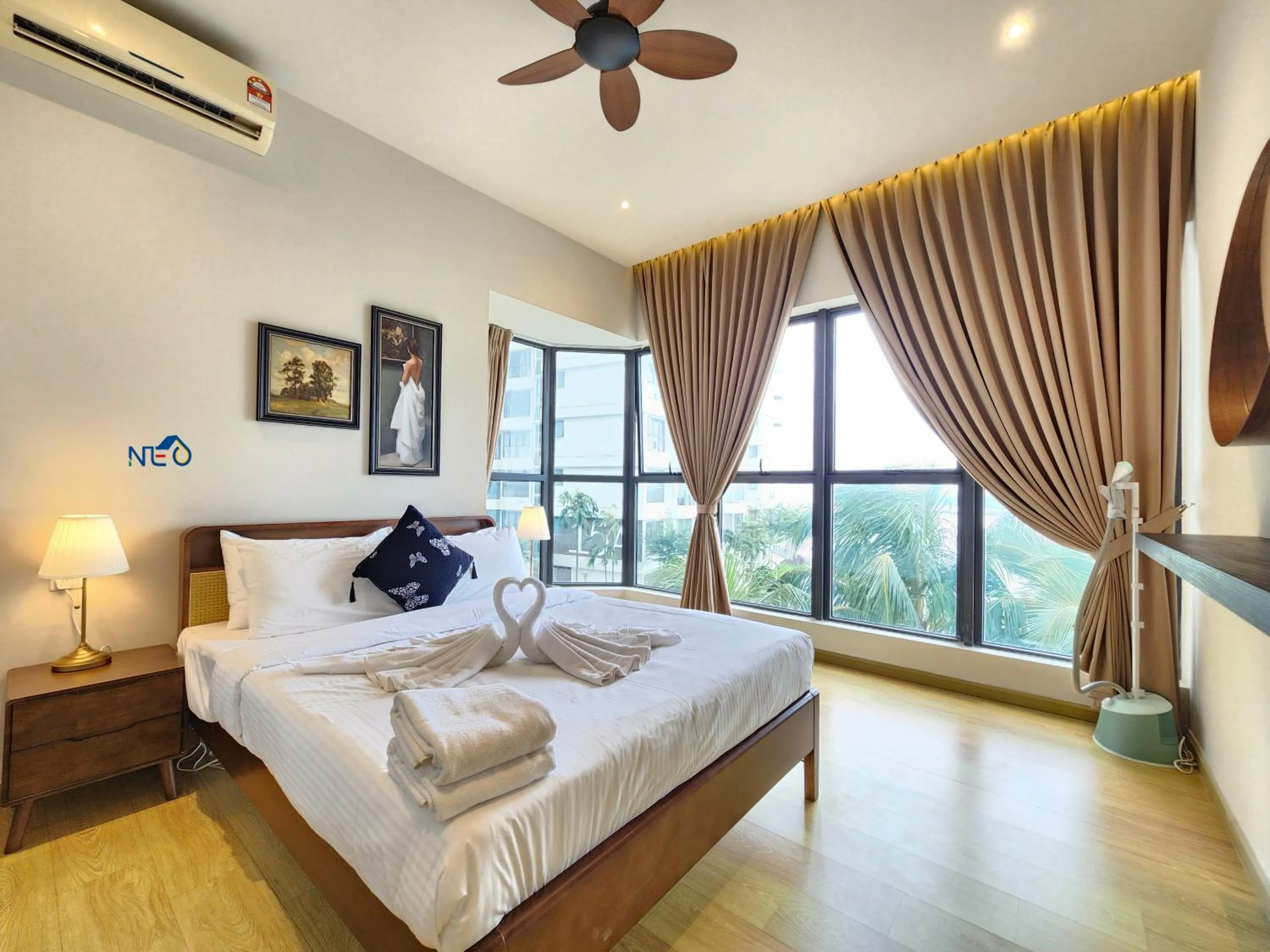 Bed in Country Garden Danga Bay InStyle Sea View Homestay Suite by NEO