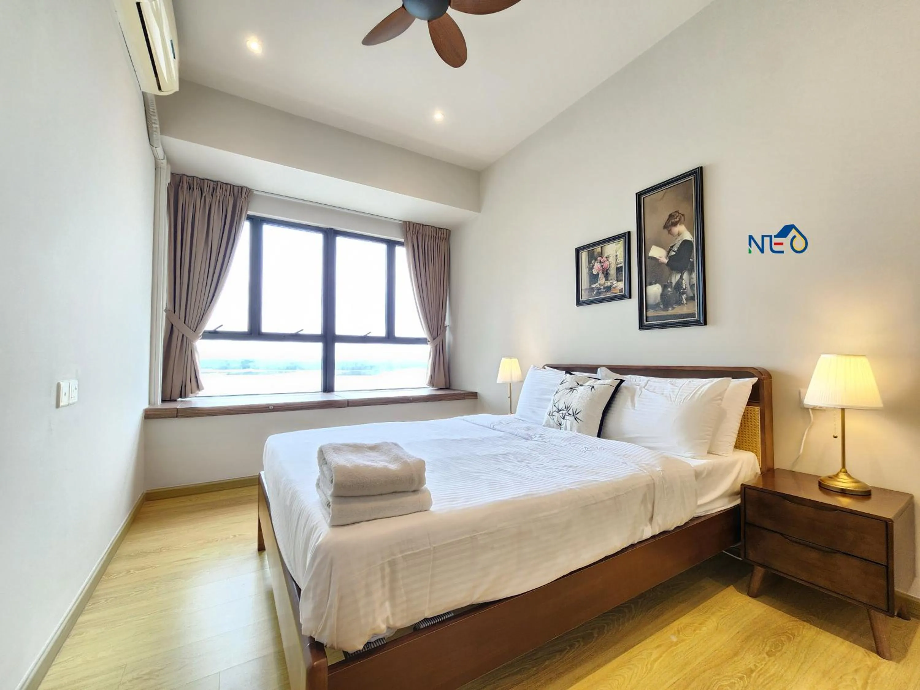 Bed in Country Garden Danga Bay InStyle Sea View Homestay Suite by NEO