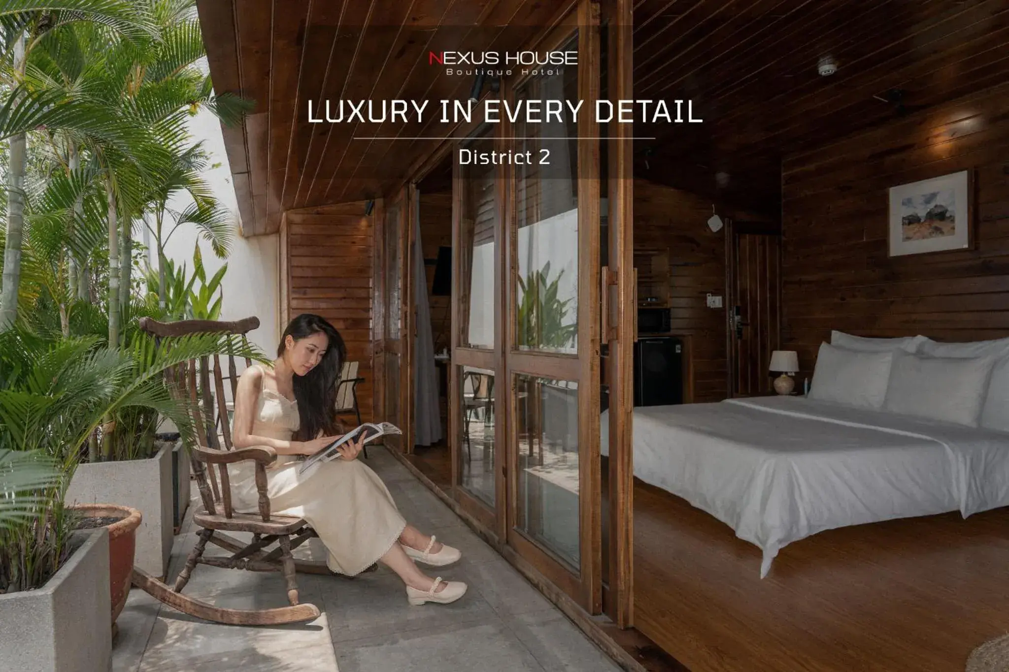 Bed in Nexus House Garden Thao Dien Bed in Nexus House Garden Thao Dien