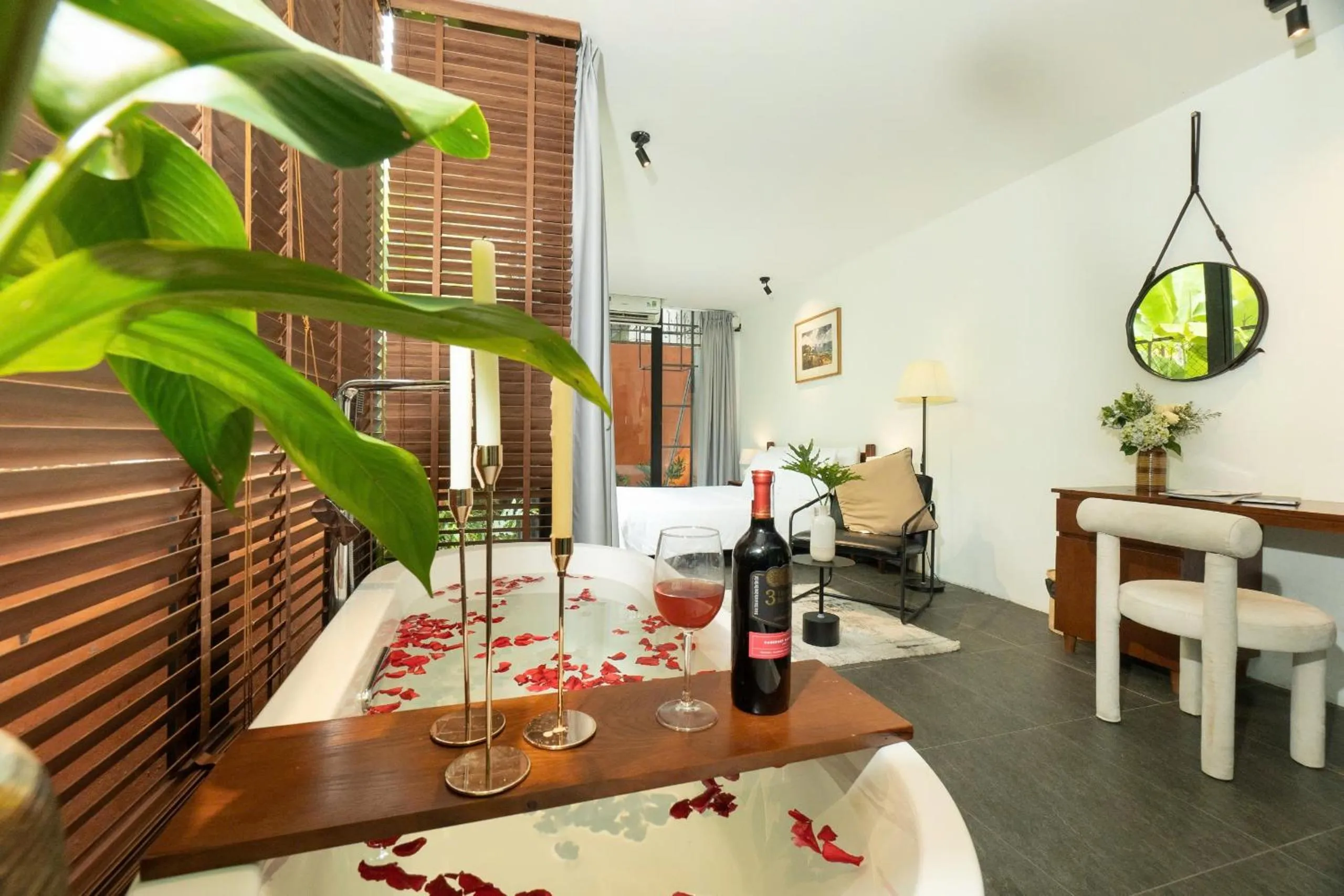 Living room in Nexus House Garden Thao Dien