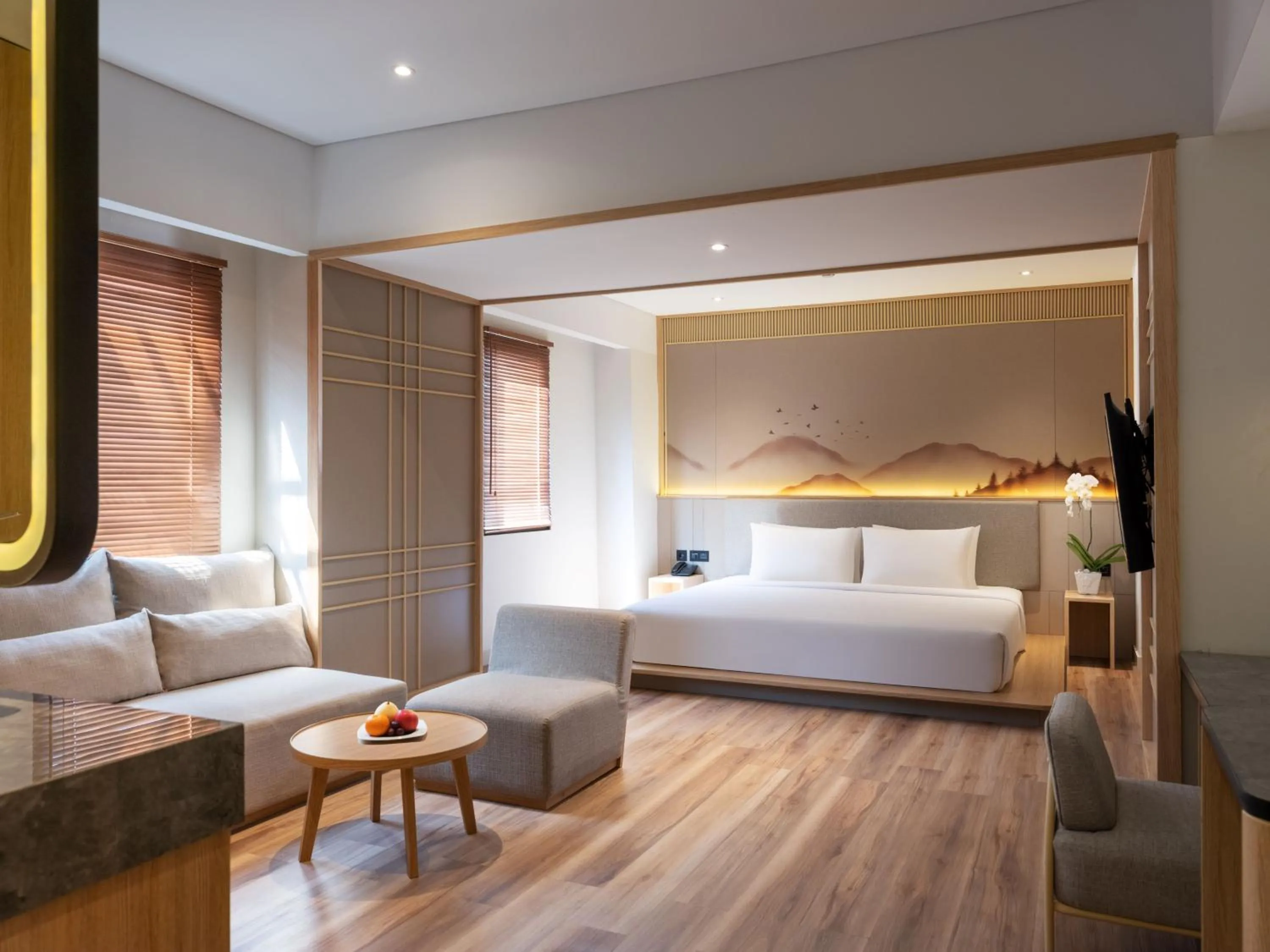 Bedroom, Bed in Hotel Santika PasirKaliki